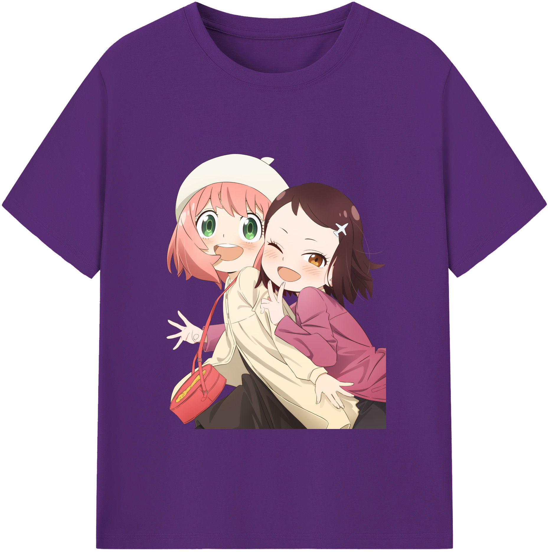 （画像用） SPY×FAMILY间谍家家酒 綿100％ メンズ半袖Tシャツ｜肌触りやわらか＆通気性