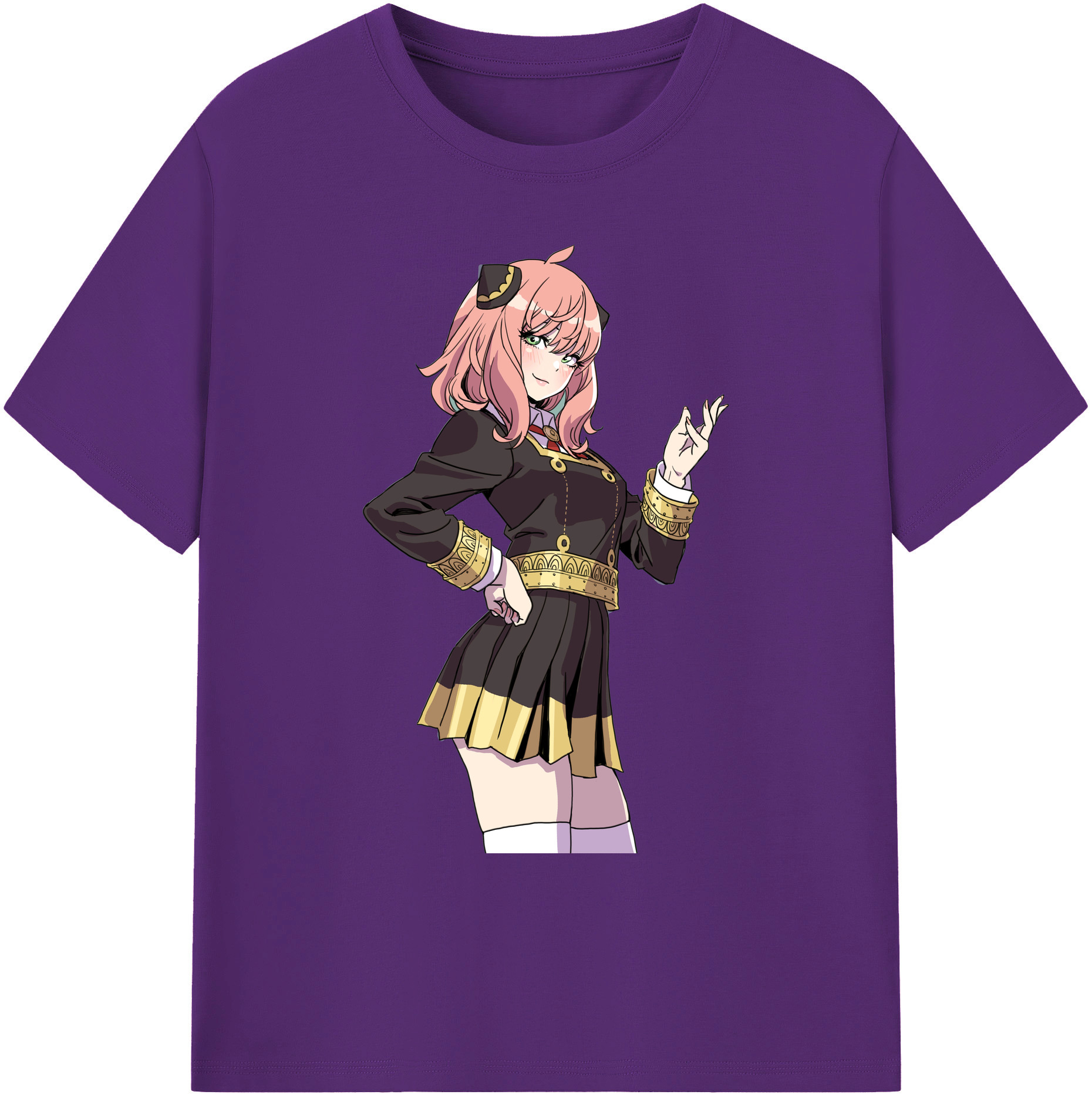 （画像用） SPY×FAMILY间谍家家酒 綿100％ メンズ半袖Tシャツ｜肌触りやわらか＆通気性