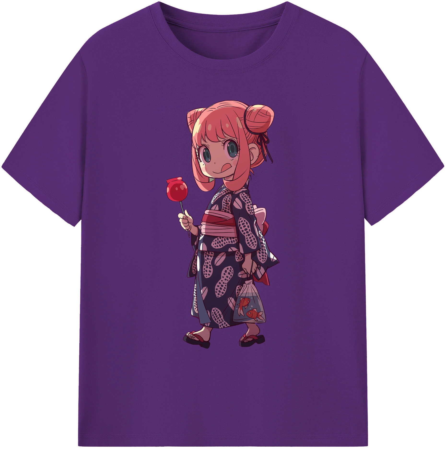 （画像用） SPY×FAMILY间谍家家酒 綿100％ メンズ半袖Tシャツ｜肌触りやわらか＆通気性