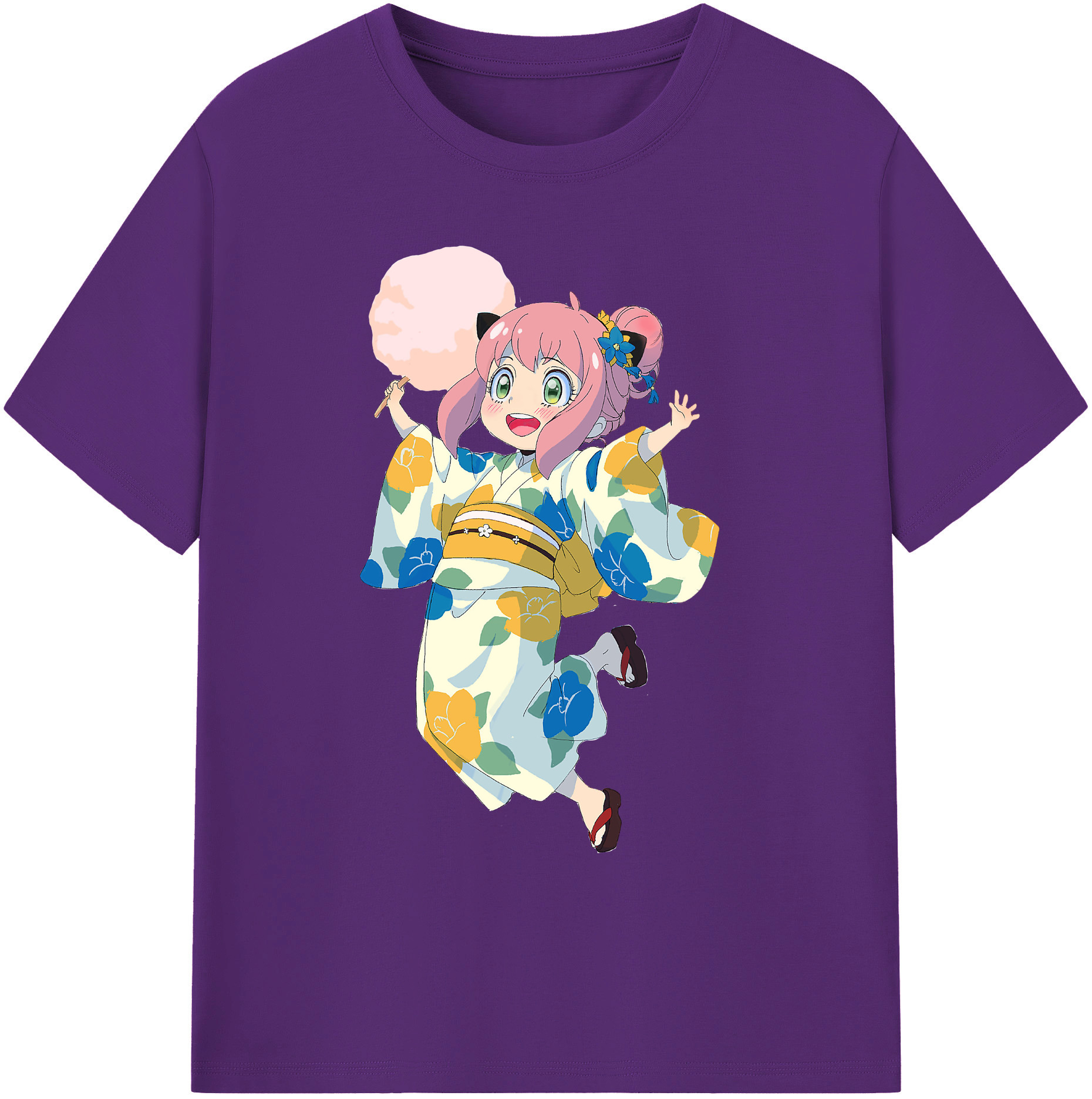 （画像用） SPY×FAMILY间谍家家酒 綿100％ メンズ半袖Tシャツ｜肌触りやわらか＆通気性