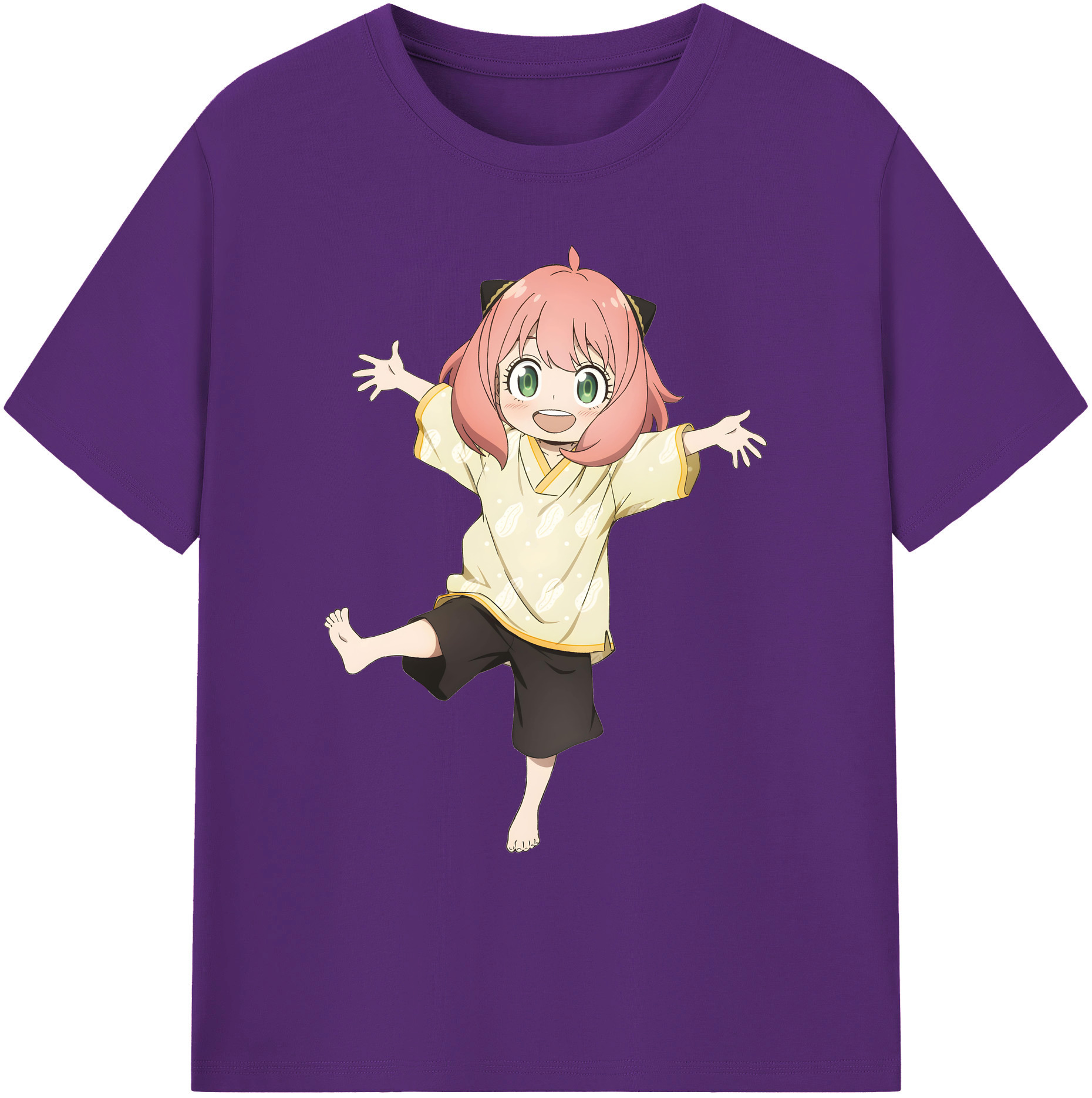 （画像用） SPY×FAMILY间谍家家酒 綿100％ メンズ半袖Tシャツ｜肌触りやわらか＆通気性