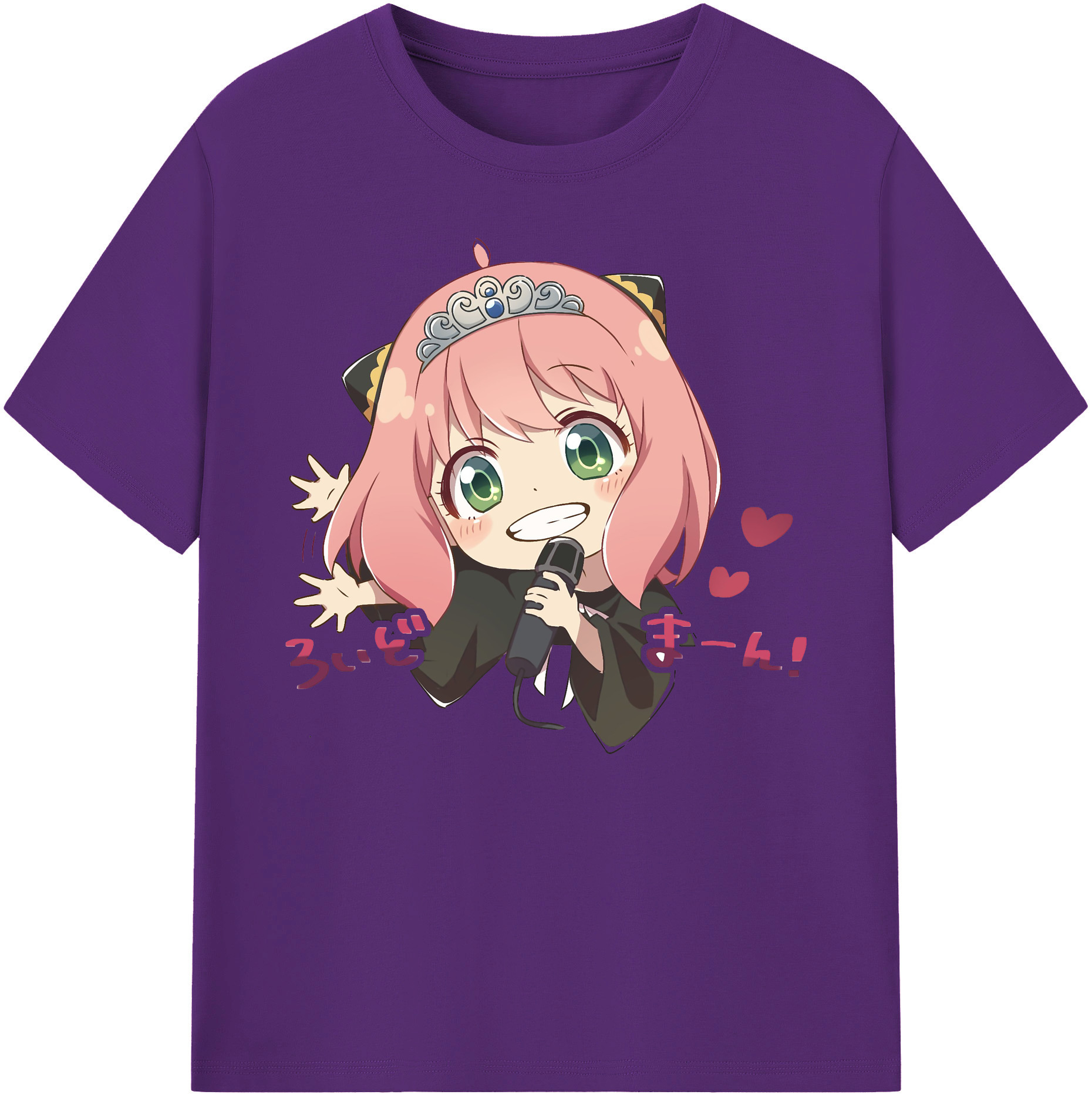（画像用） SPY×FAMILY间谍家家酒 綿100％ メンズ半袖Tシャツ｜肌触りやわらか＆通気性
