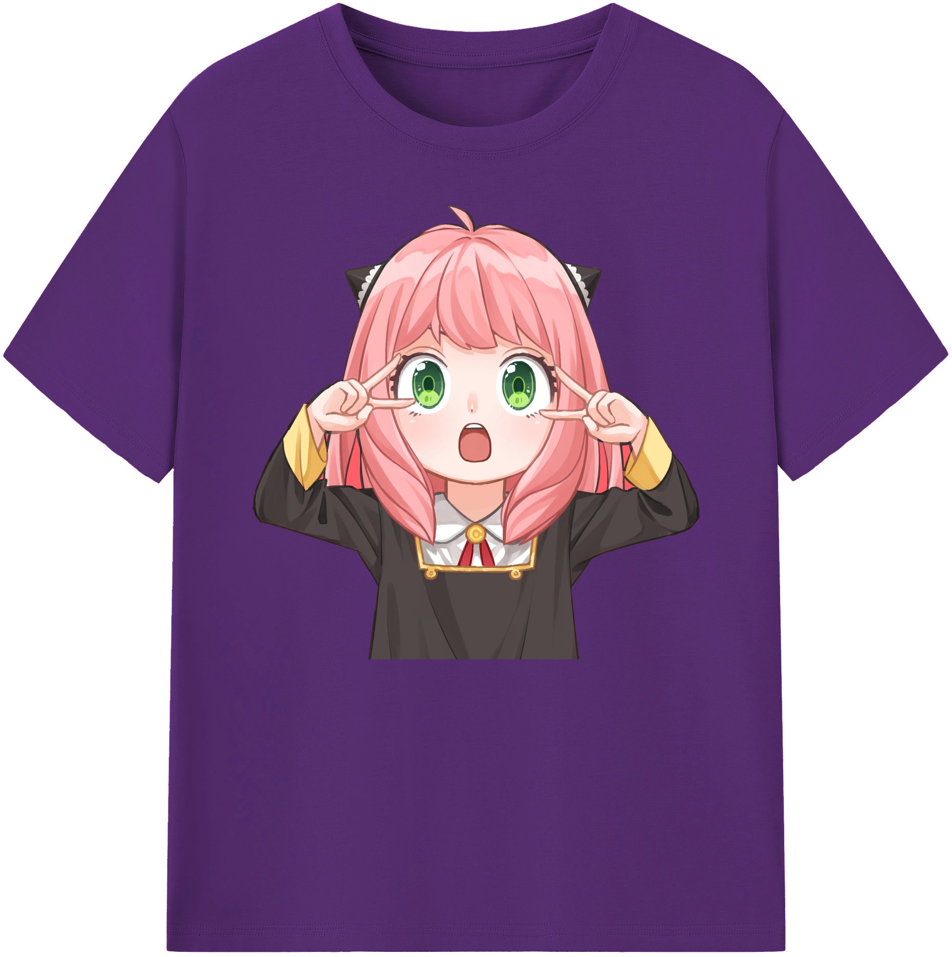 （画像用） SPY×FAMILY间谍家家酒 綿100％ メンズ半袖Tシャツ｜肌触りやわらか＆通気性