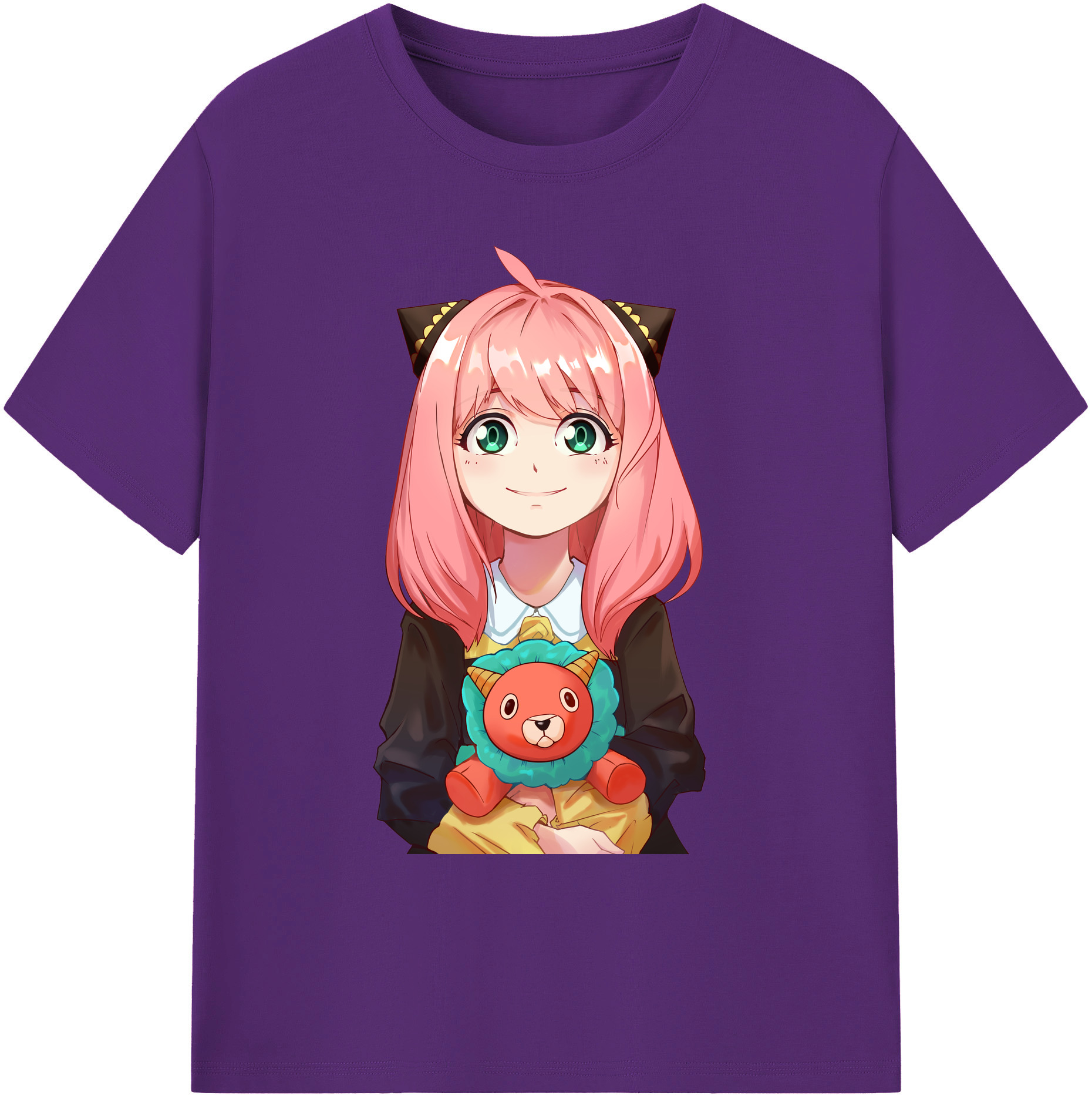 （画像用） SPY×FAMILY间谍家家酒 綿100％ メンズ半袖Tシャツ｜肌触りやわらか＆通気性