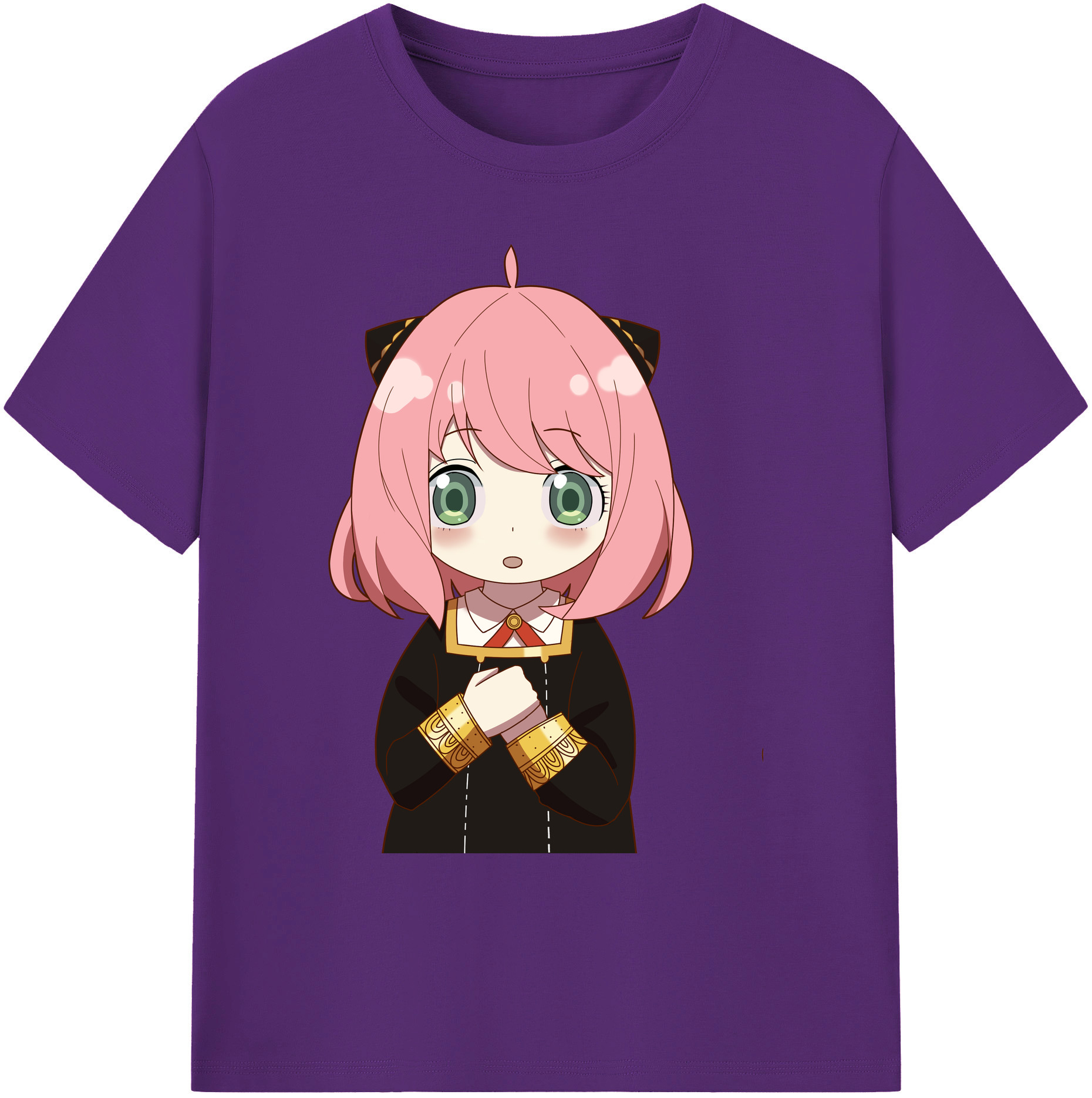 （画像用） SPY×FAMILY间谍家家酒 綿100％ メンズ半袖Tシャツ｜肌触りやわらか＆通気性