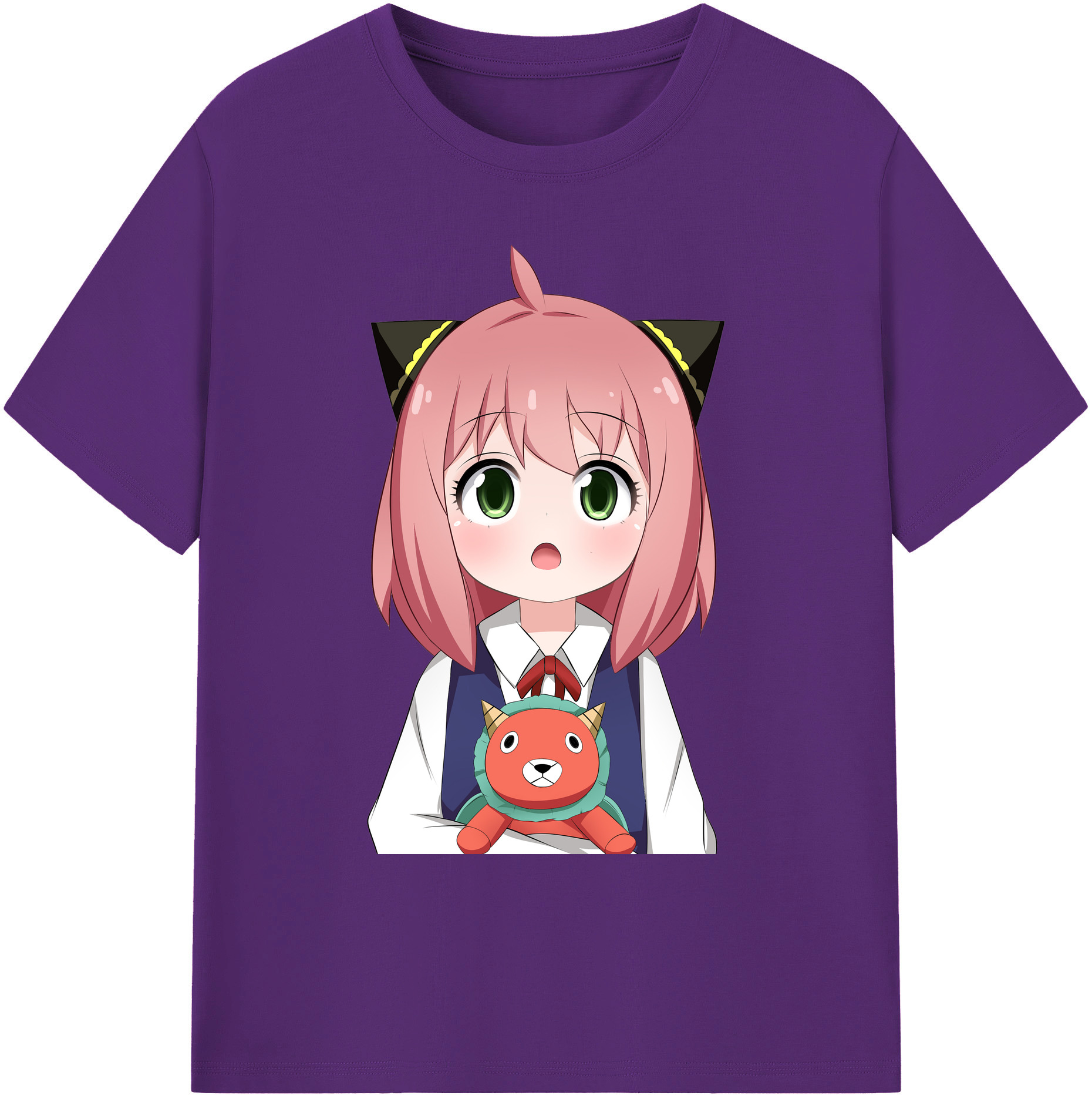 （画像用） SPY×FAMILY间谍家家酒 綿100％ メンズ半袖Tシャツ｜肌触りやわらか＆通気性