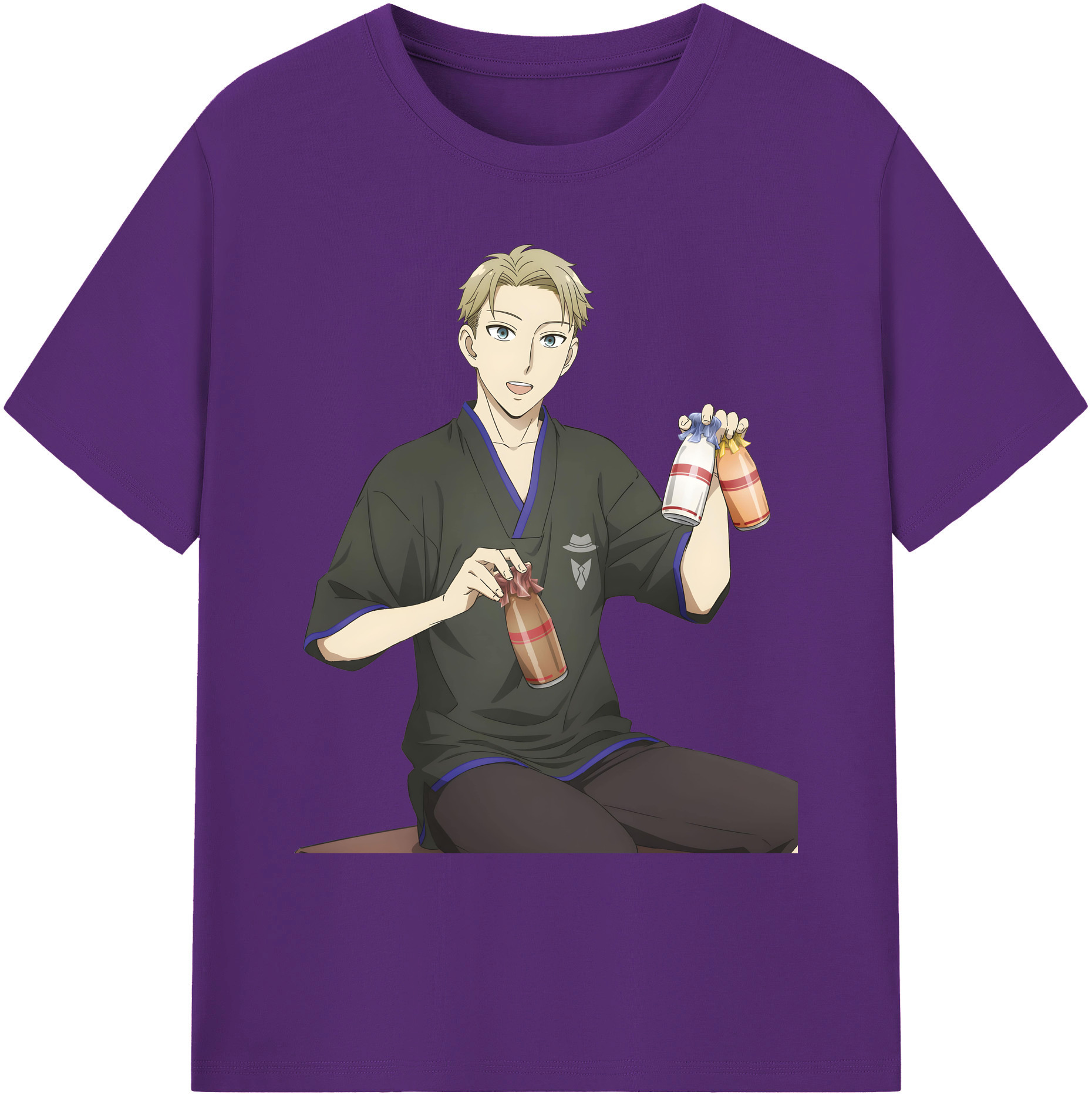 （画像用） SPY×FAMILY间谍家家酒 綿100％ メンズ半袖Tシャツ｜肌触りやわらか＆通気性