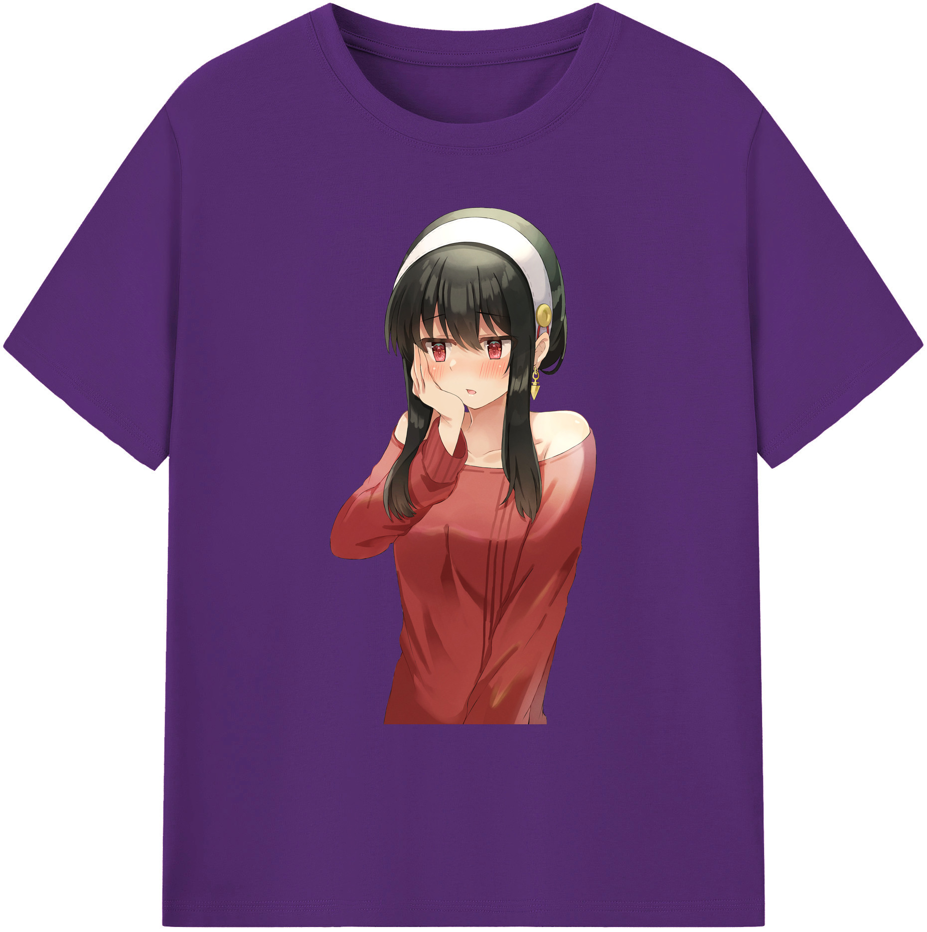 （画像用） SPY×FAMILY间谍家家酒 綿100％ メンズ半袖Tシャツ｜肌触りやわらか＆通気性
