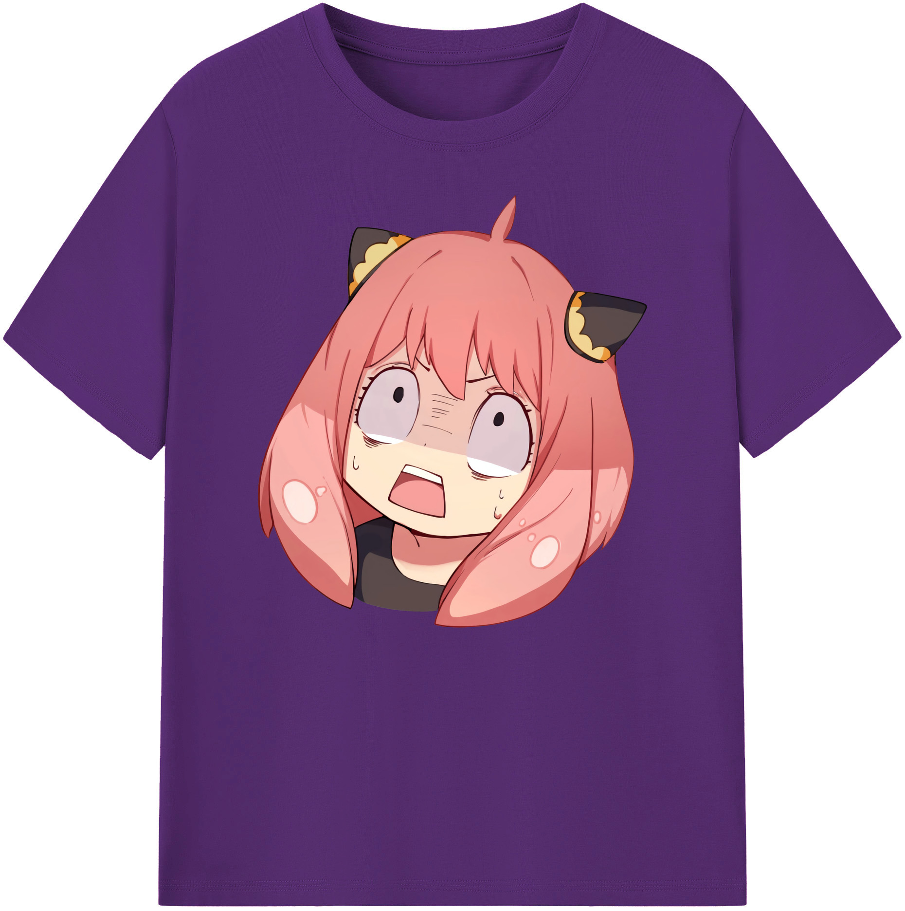 （画像用） SPY×FAMILY间谍家家酒 綿100％ メンズ半袖Tシャツ｜肌触りやわらか＆通気性
