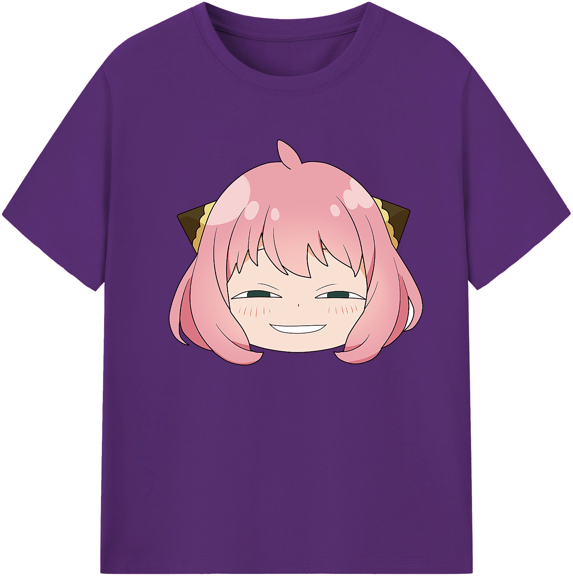 （画像用） SPY×FAMILY间谍家家酒 綿100％ メンズ半袖Tシャツ｜肌触りやわらか＆通気性