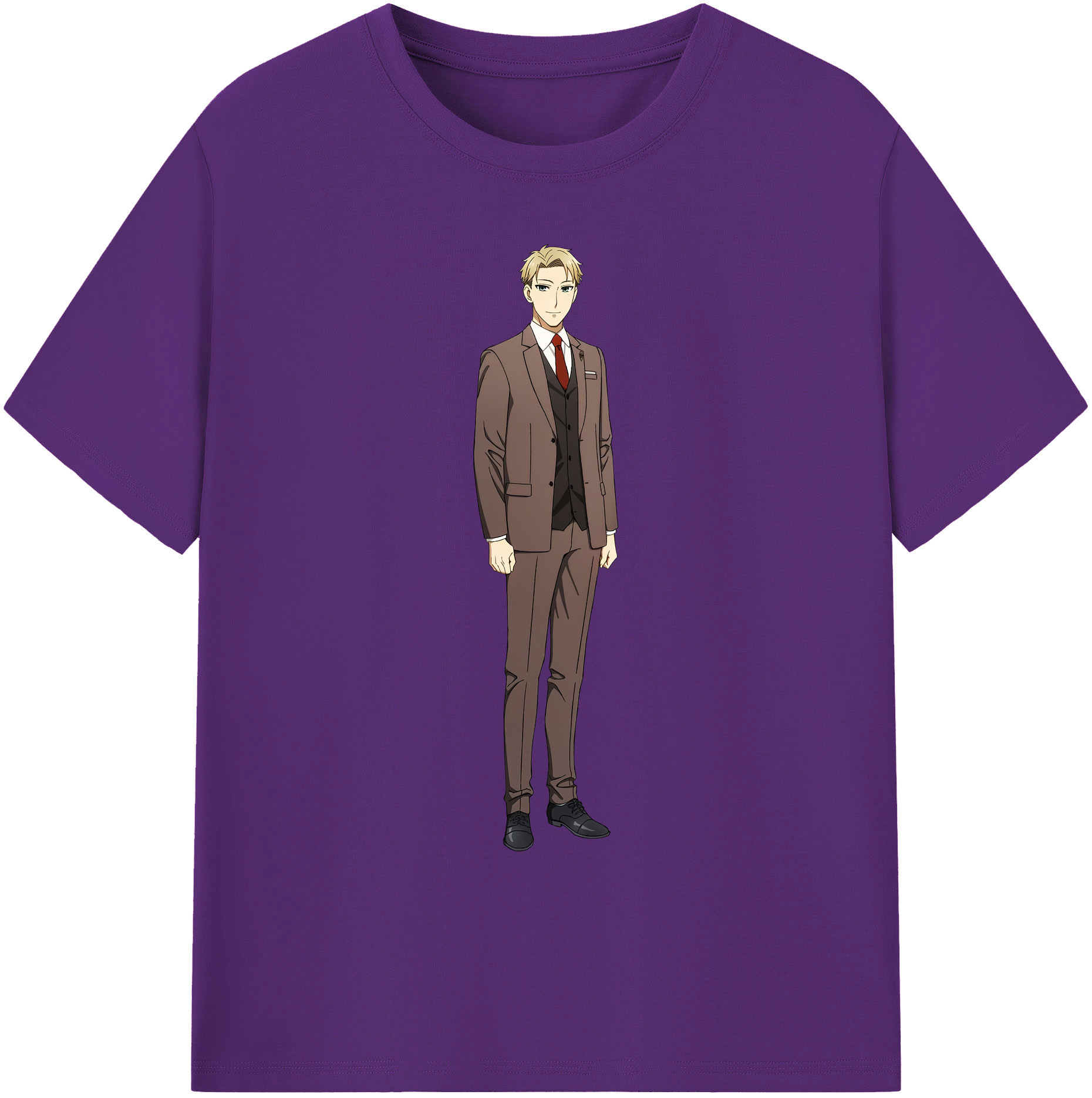 （画像用） SPY×FAMILY间谍家家酒 綿100％ メンズ半袖Tシャツ｜肌触りやわらか＆通気性
