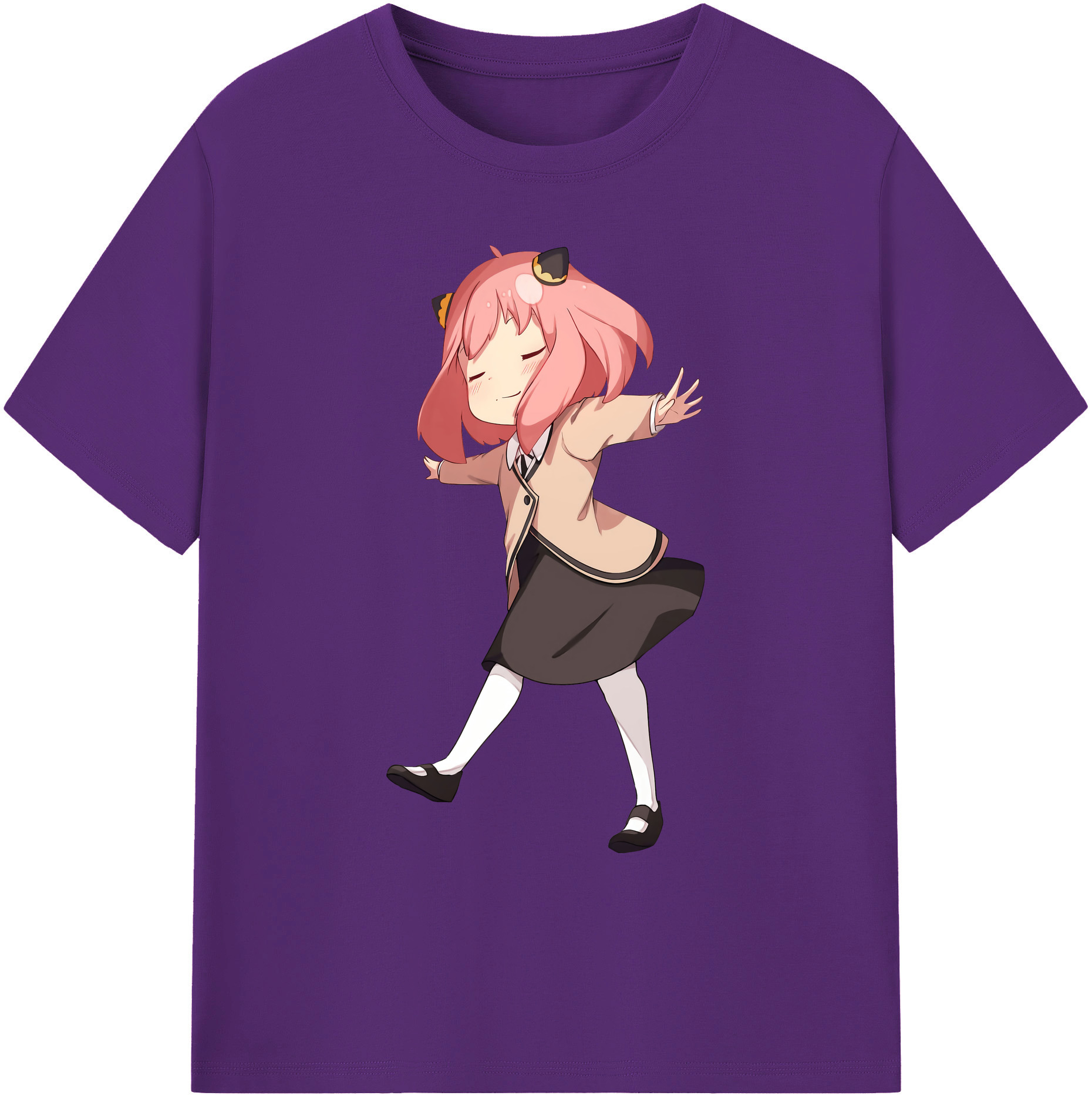 （画像用） SPY×FAMILY间谍家家酒 綿100％ メンズ半袖Tシャツ｜肌触りやわらか＆通気性