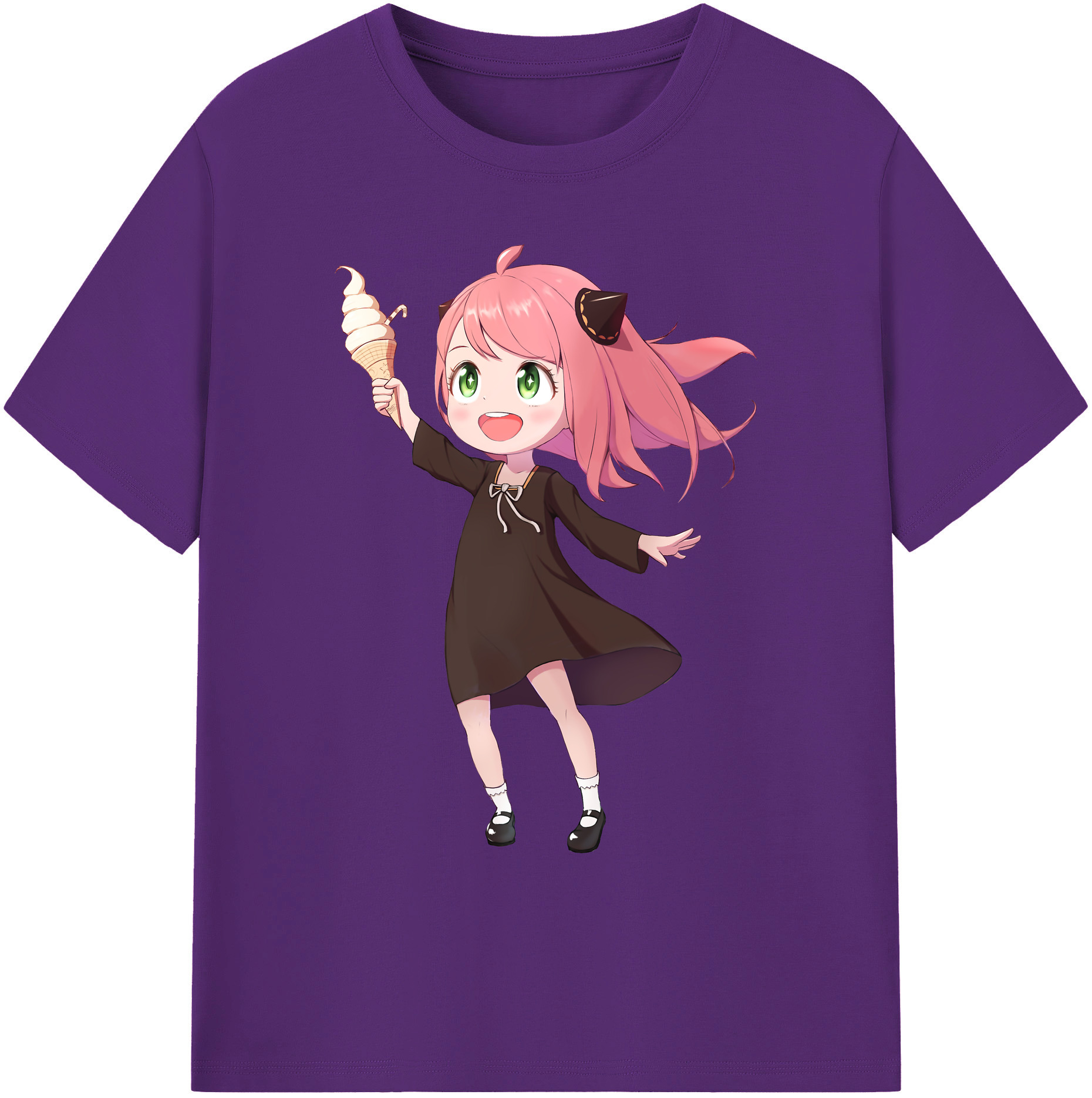 （画像用） SPY×FAMILY间谍家家酒 綿100％ メンズ半袖Tシャツ｜肌触りやわらか＆通気性