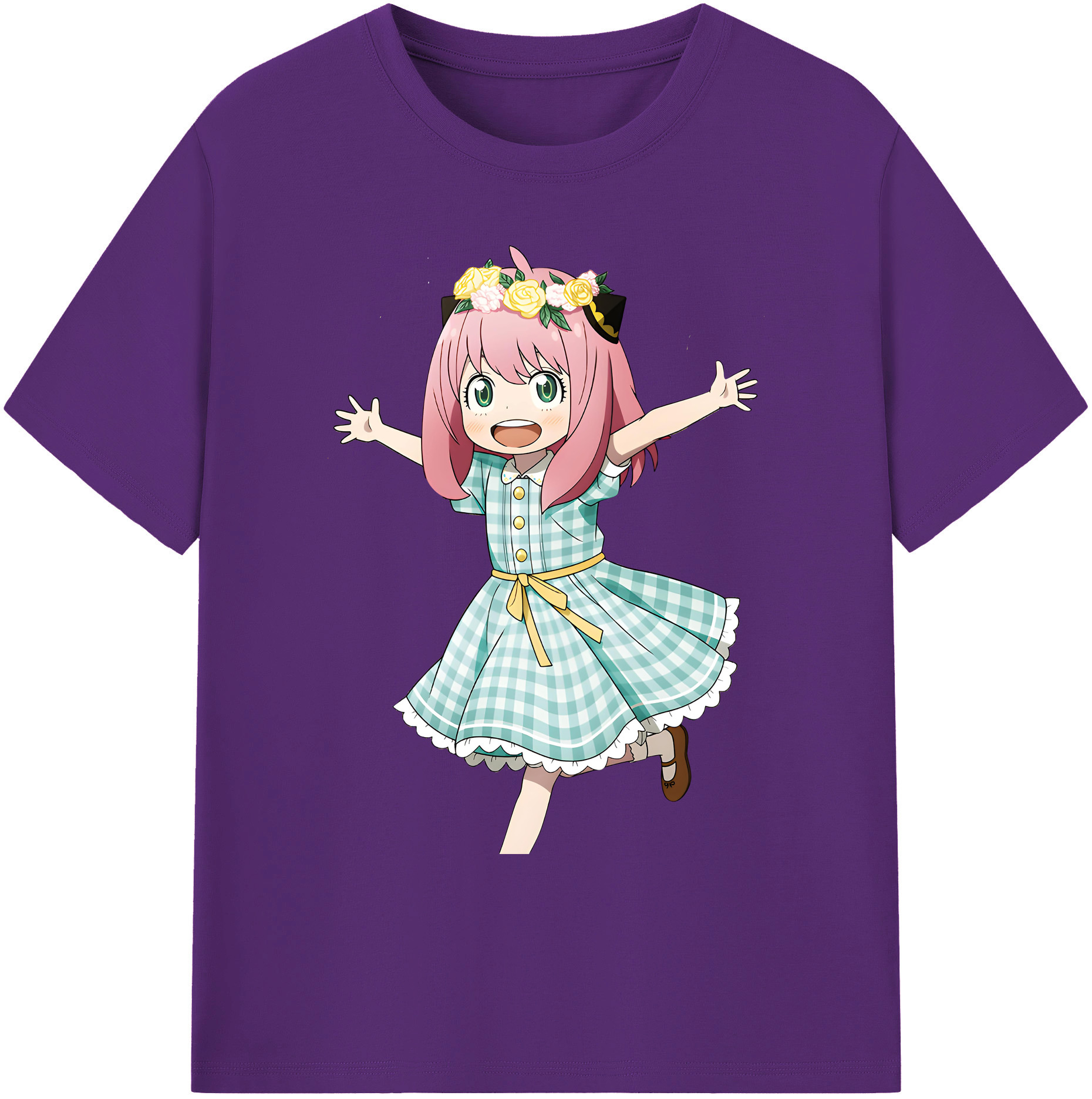（画像用） SPY×FAMILY间谍家家酒 綿100％ メンズ半袖Tシャツ｜肌触りやわらか＆通気性