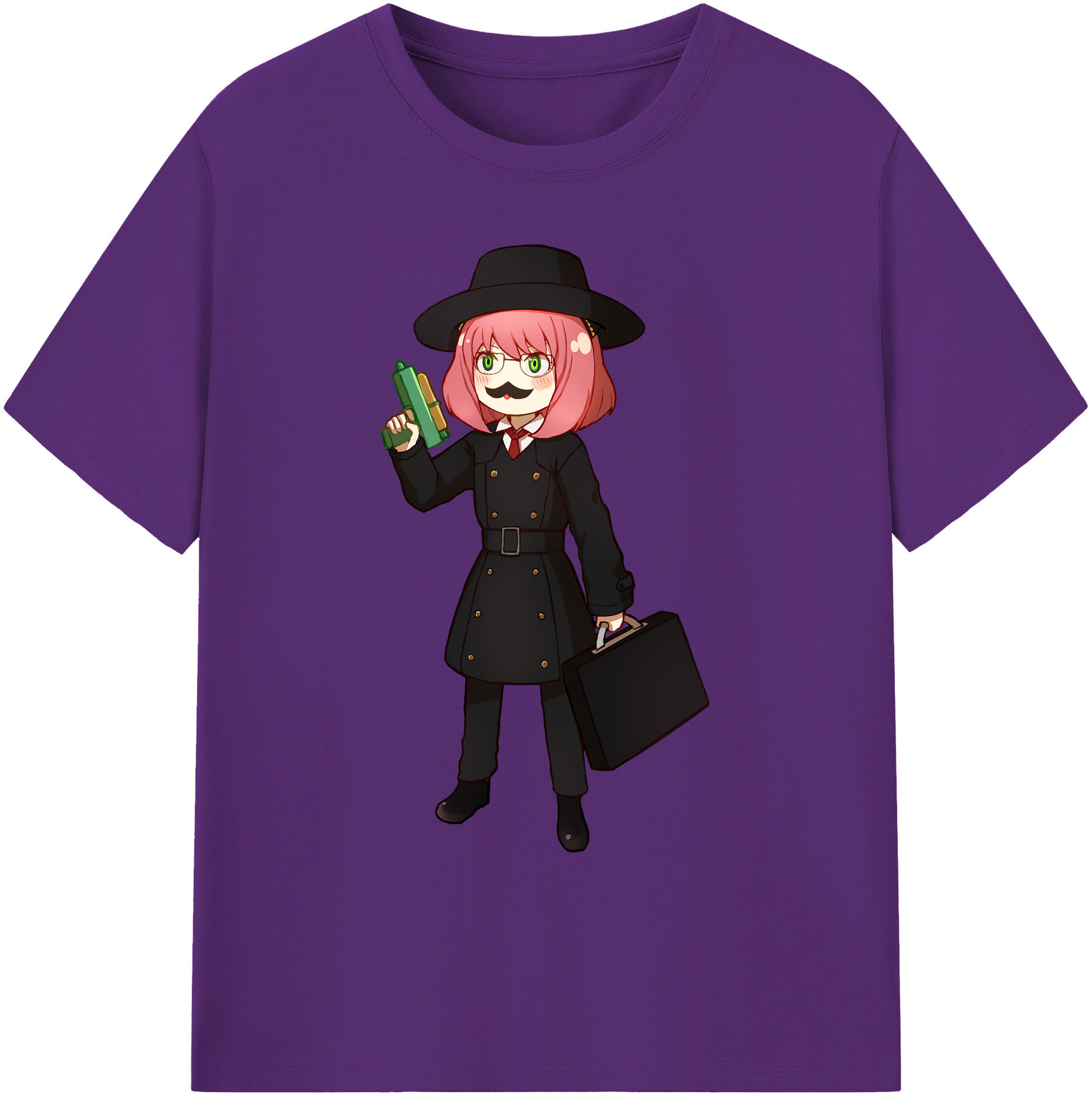 （画像用） SPY×FAMILY间谍家家酒 綿100％ メンズ半袖Tシャツ｜肌触りやわらか＆通気性