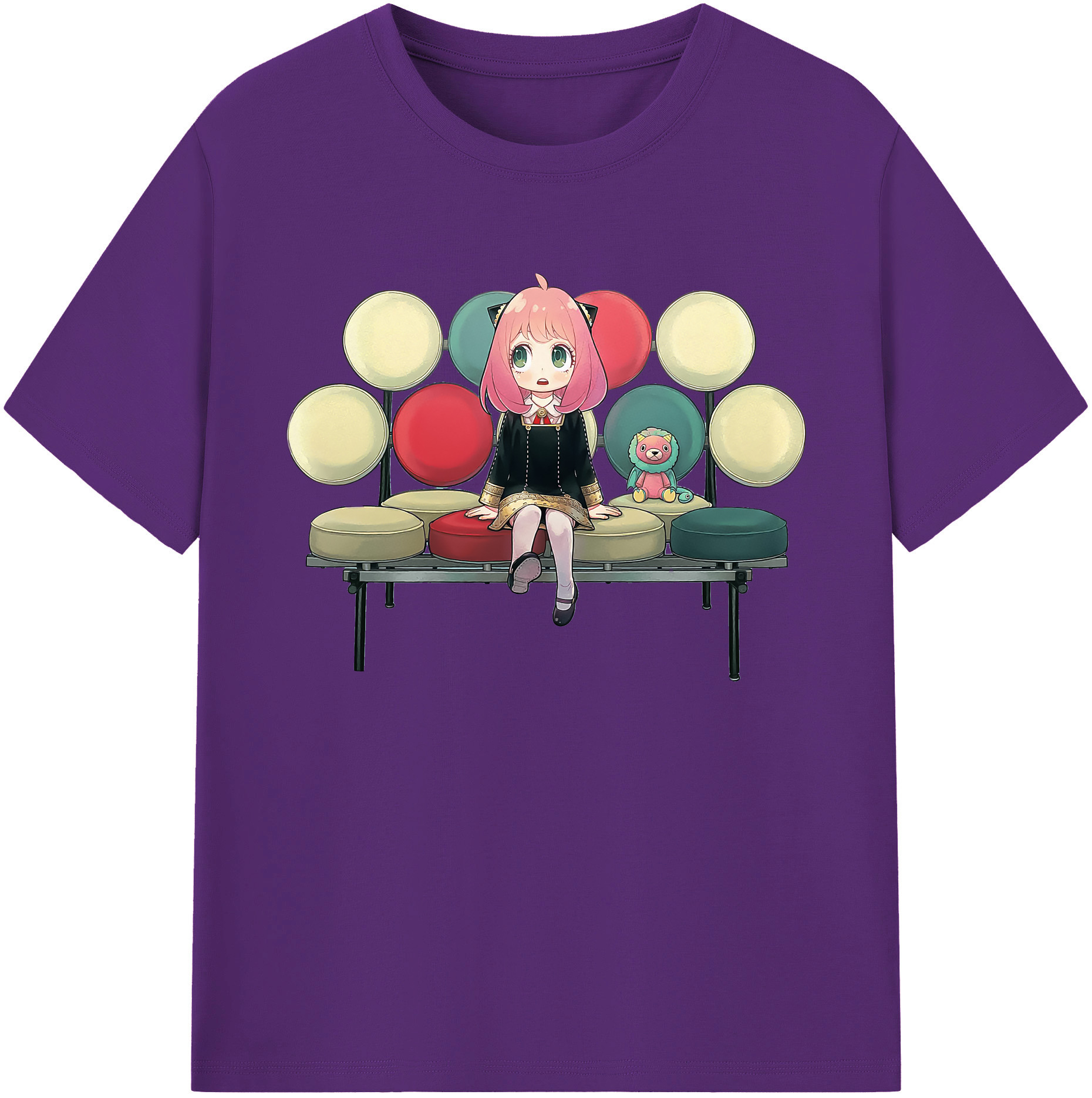 （画像用） SPY×FAMILY间谍家家酒 綿100％ メンズ半袖Tシャツ｜肌触りやわらか＆通気性