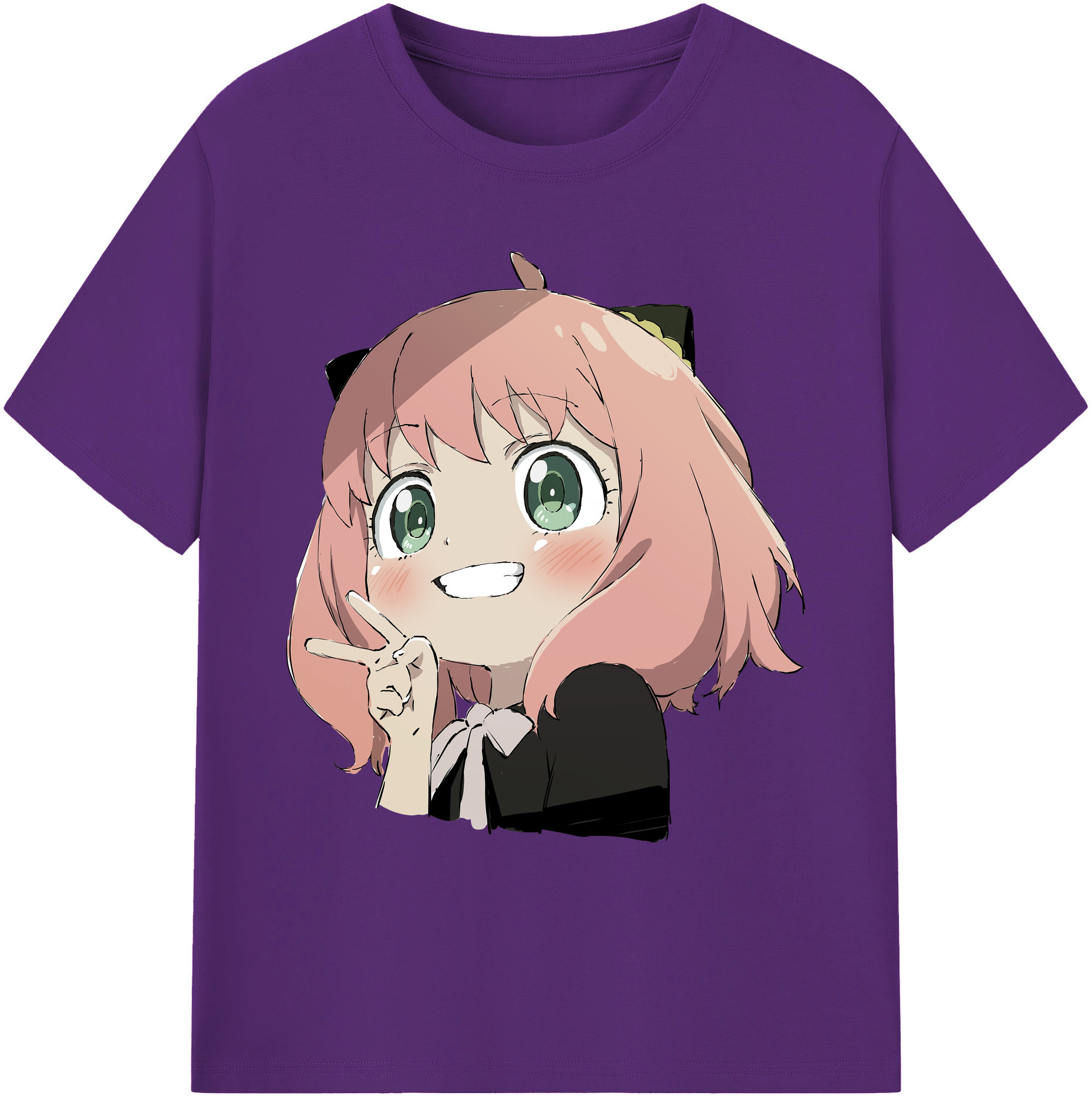 （画像用） SPY×FAMILY间谍家家酒 綿100％ メンズ半袖Tシャツ｜肌触りやわらか＆通気性