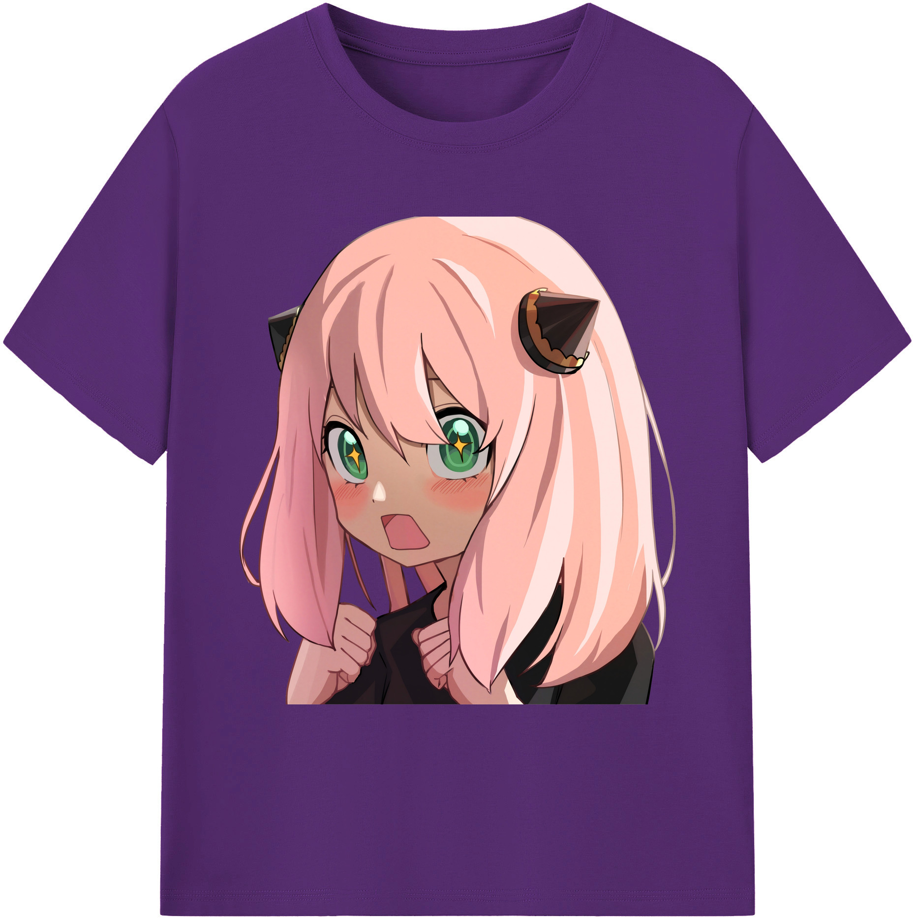 （画像用） SPY×FAMILY间谍家家酒 綿100％ メンズ半袖Tシャツ｜肌触りやわらか＆通気性