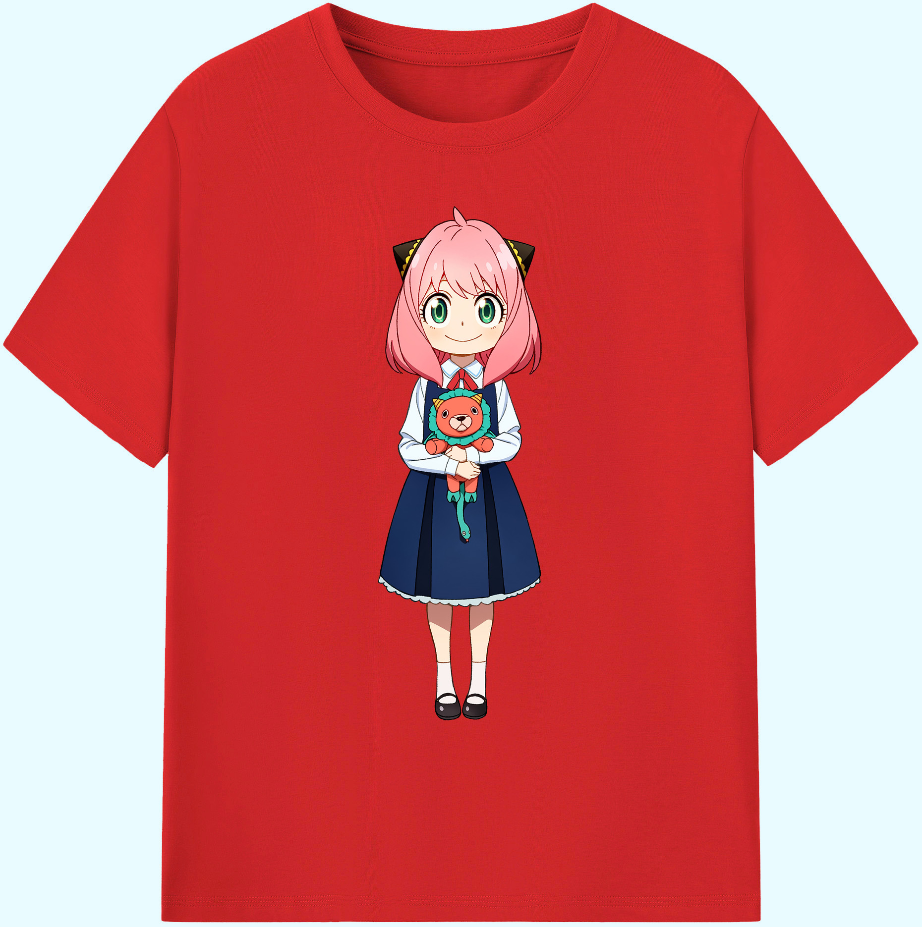 （画像用） SPY×FAMILY间谍家家酒 綿100％ メンズ半袖Tシャツ｜肌触りやわらか＆通気性