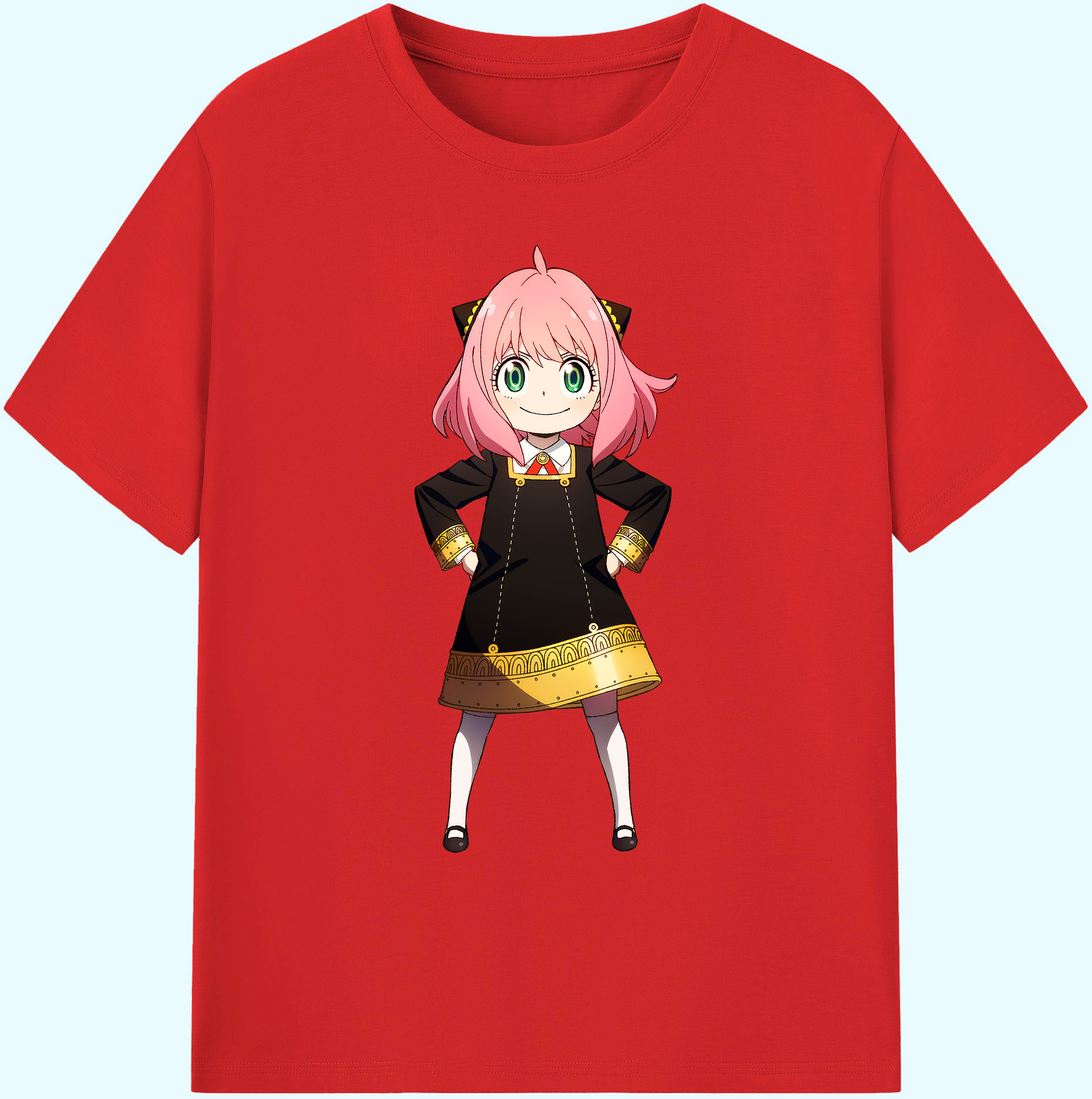 （画像用） SPY×FAMILY间谍家家酒 綿100％ メンズ半袖Tシャツ｜肌触りやわらか＆通気性
