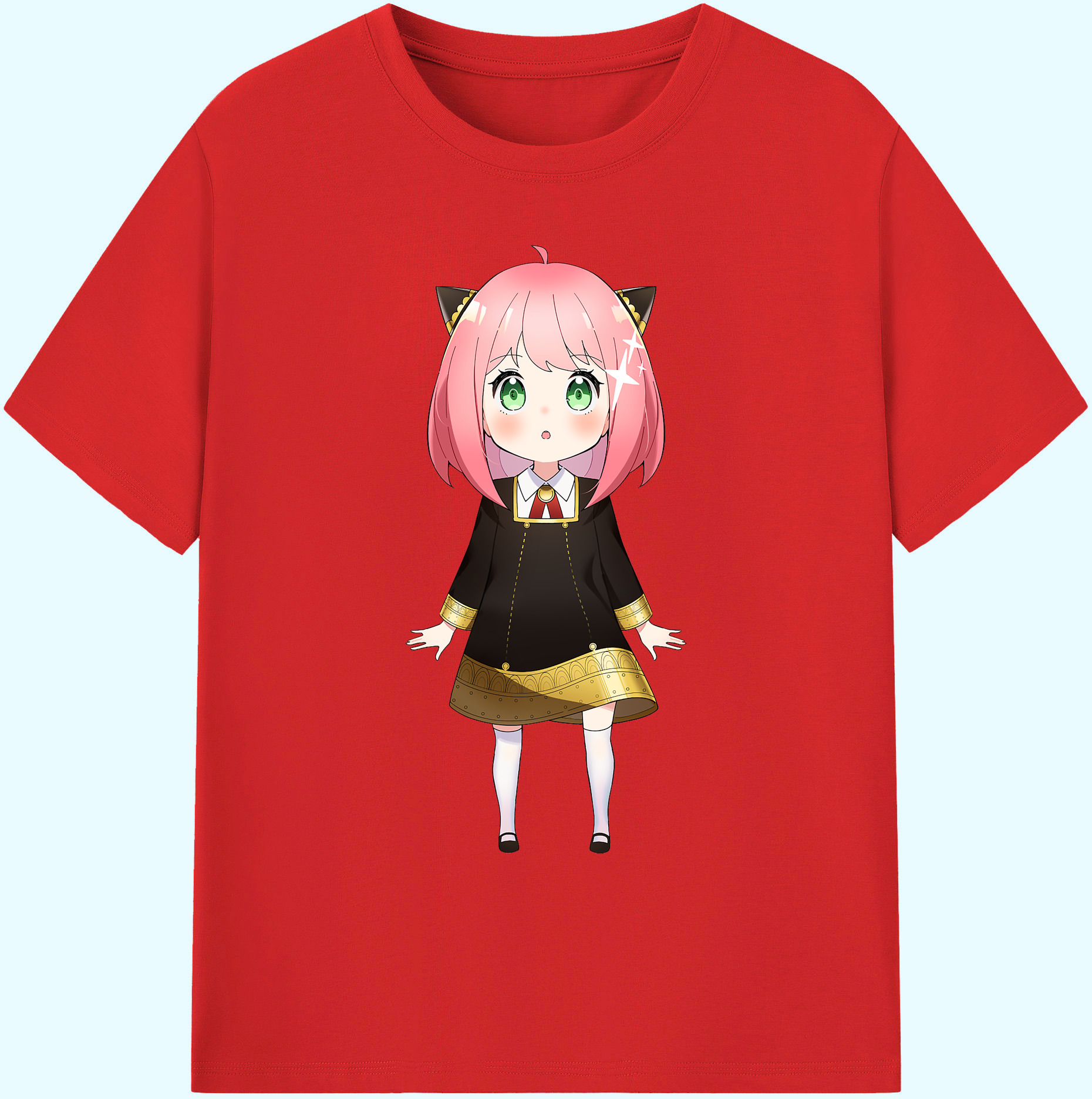 （画像用） SPY×FAMILY间谍家家酒 綿100％ メンズ半袖Tシャツ｜肌触りやわらか＆通気性