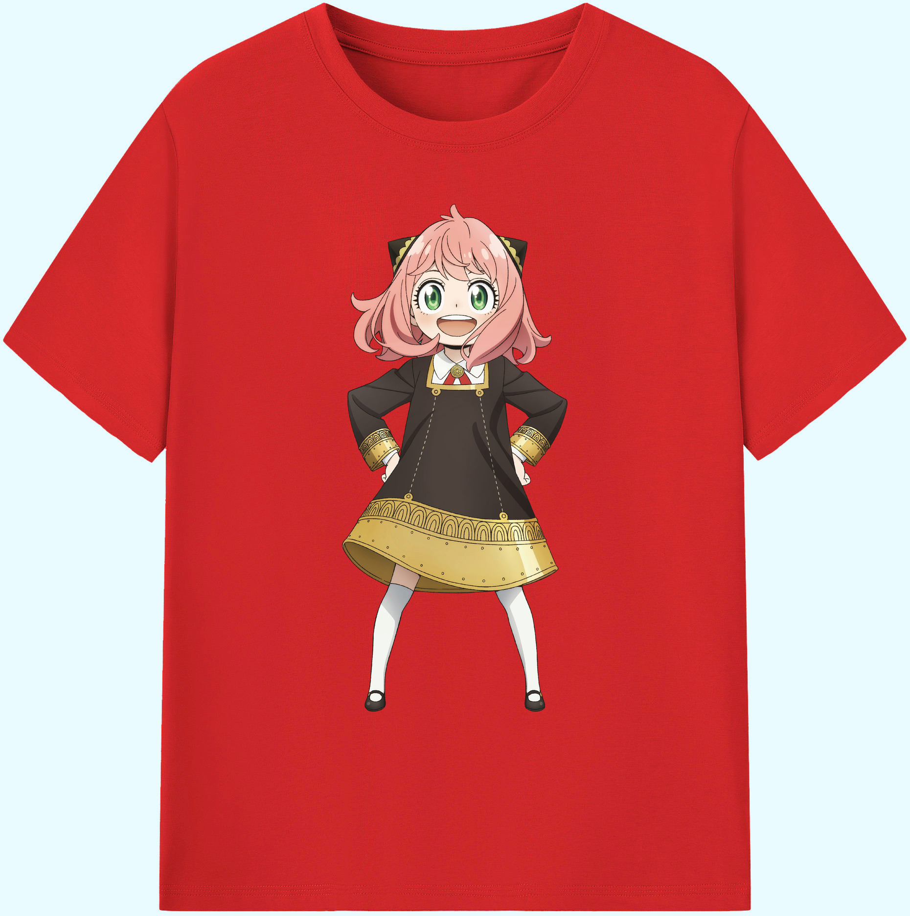 （画像用） SPY×FAMILY间谍家家酒 綿100％ メンズ半袖Tシャツ｜肌触りやわらか＆通気性