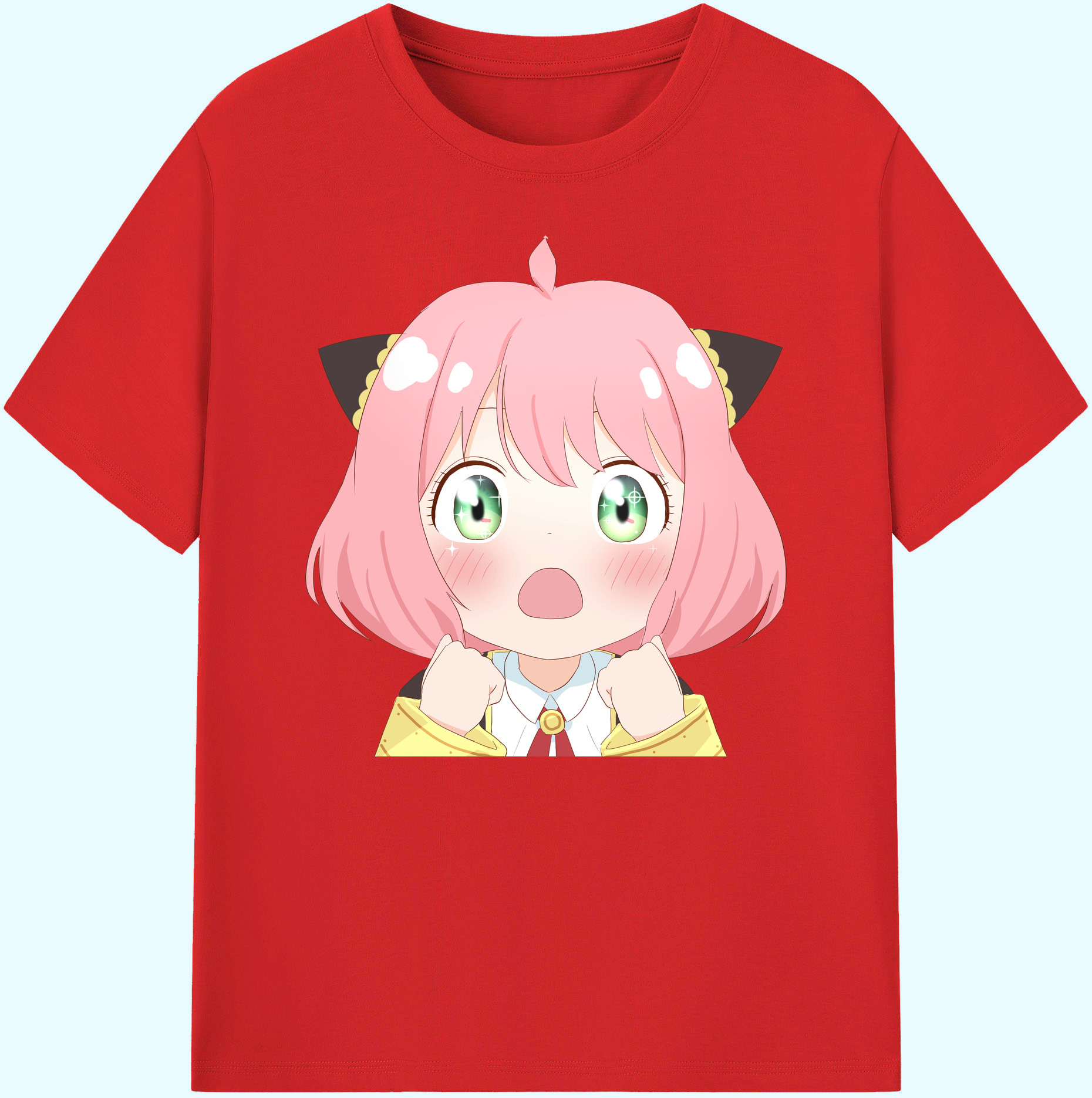 （画像用） SPY×FAMILY间谍家家酒 綿100％ メンズ半袖Tシャツ｜肌触りやわらか＆通気性