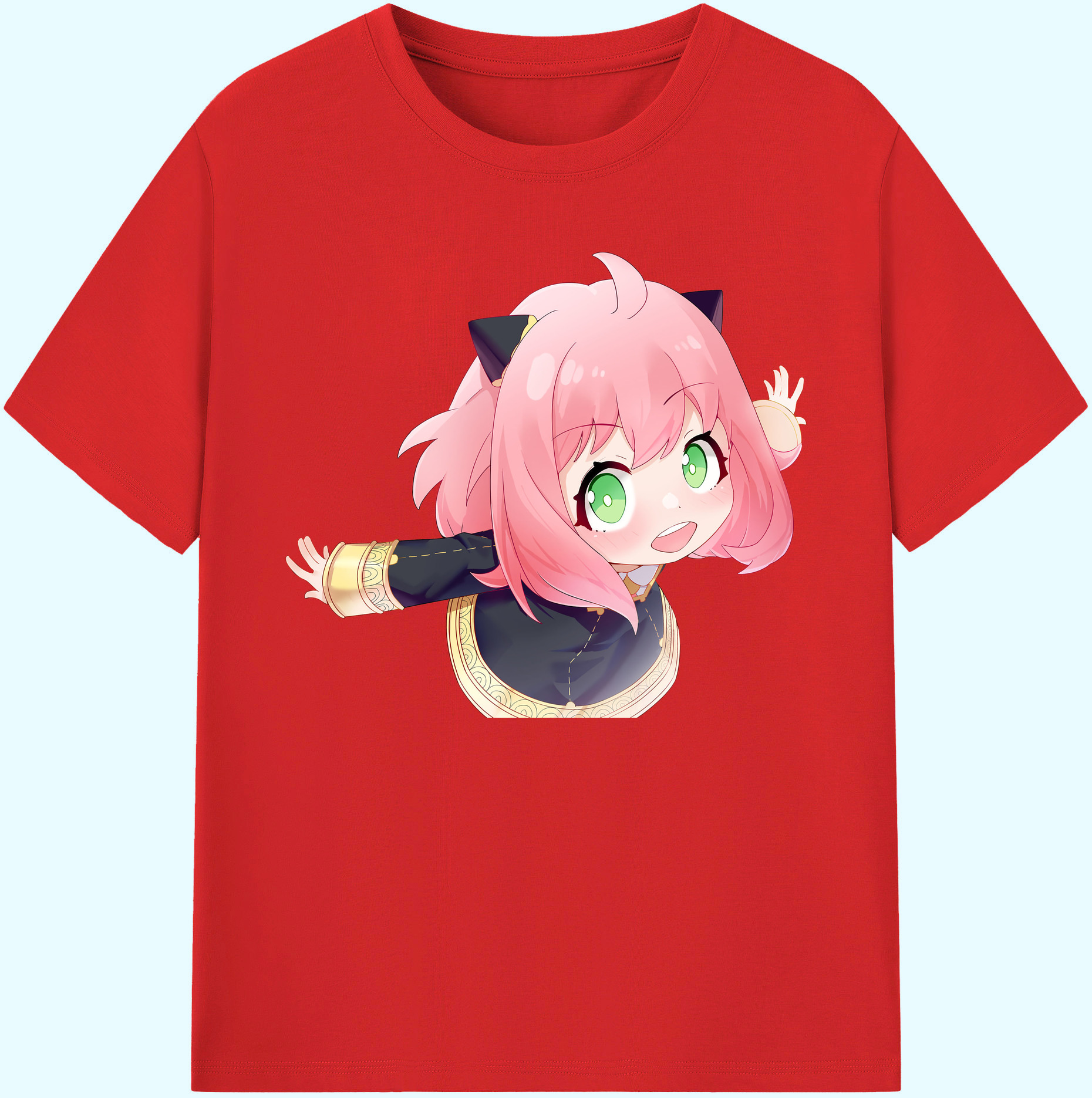 （画像用） SPY×FAMILY间谍家家酒 綿100％ メンズ半袖Tシャツ｜肌触りやわらか＆通気性