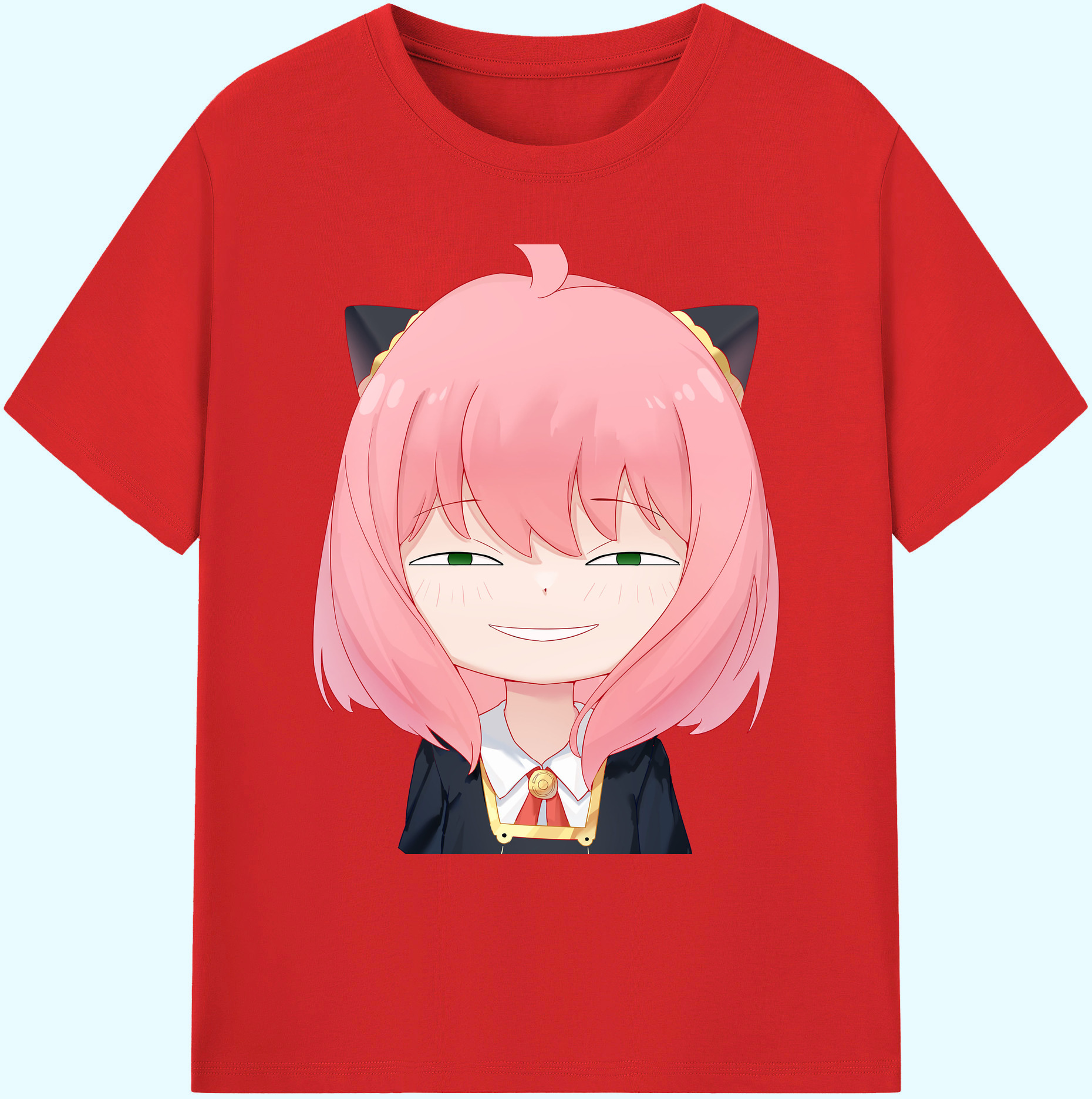 （画像用） SPY×FAMILY间谍家家酒 綿100％ メンズ半袖Tシャツ｜肌触りやわらか＆通気性