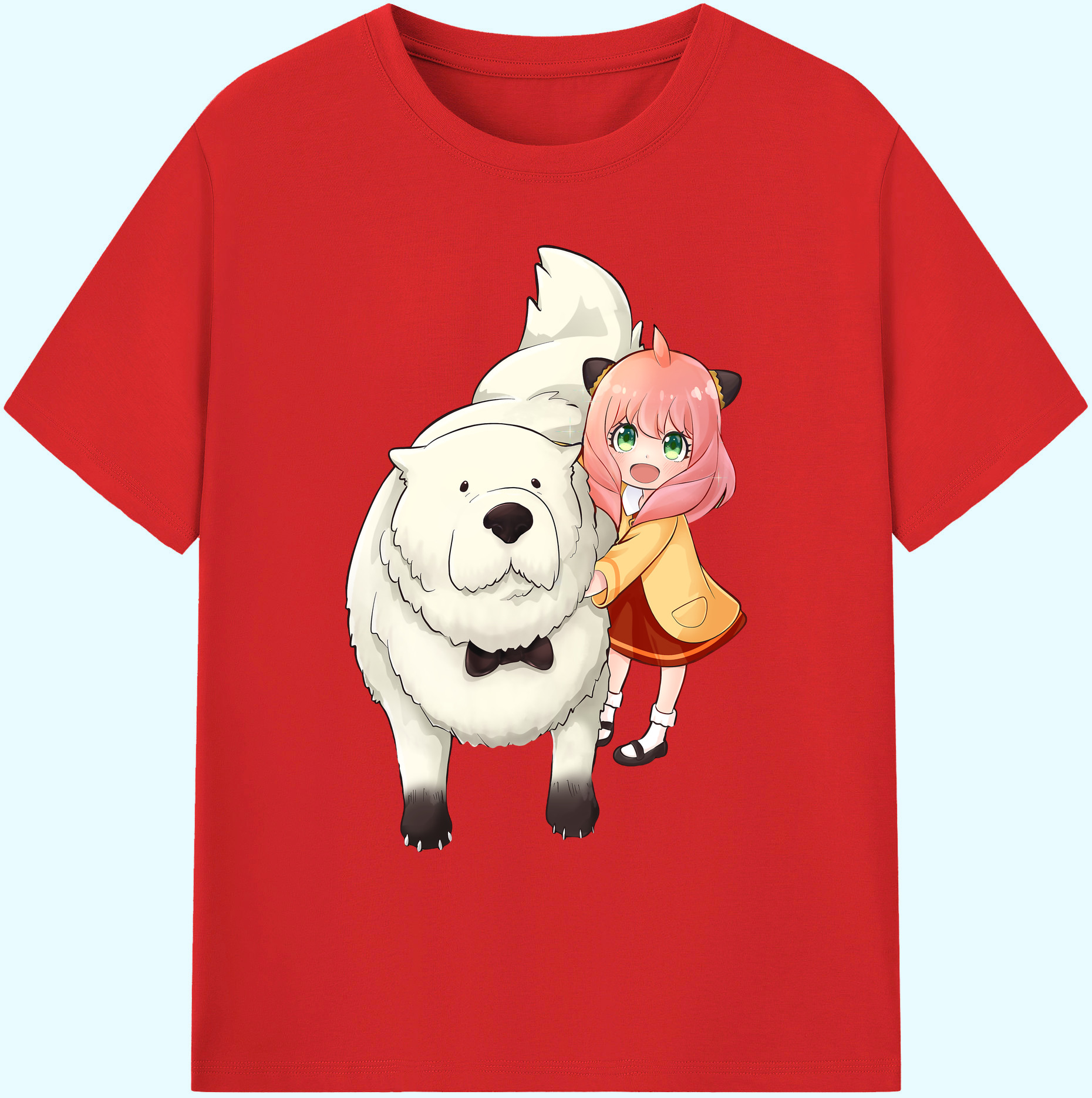 （画像用） SPY×FAMILY间谍家家酒 綿100％ メンズ半袖Tシャツ｜肌触りやわらか＆通気性