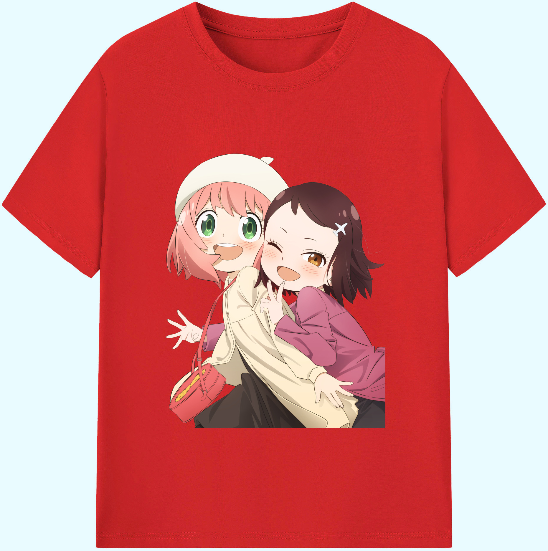 （画像用） SPY×FAMILY间谍家家酒 綿100％ メンズ半袖Tシャツ｜肌触りやわらか＆通気性