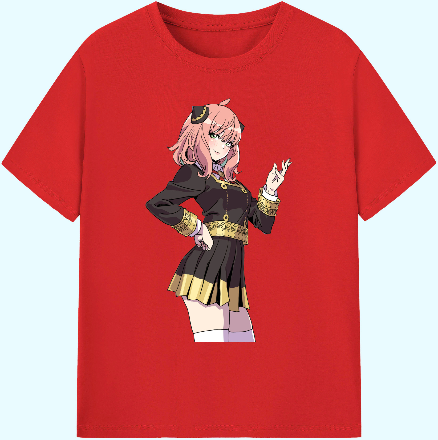 （画像用） SPY×FAMILY间谍家家酒 綿100％ メンズ半袖Tシャツ｜肌触りやわらか＆通気性