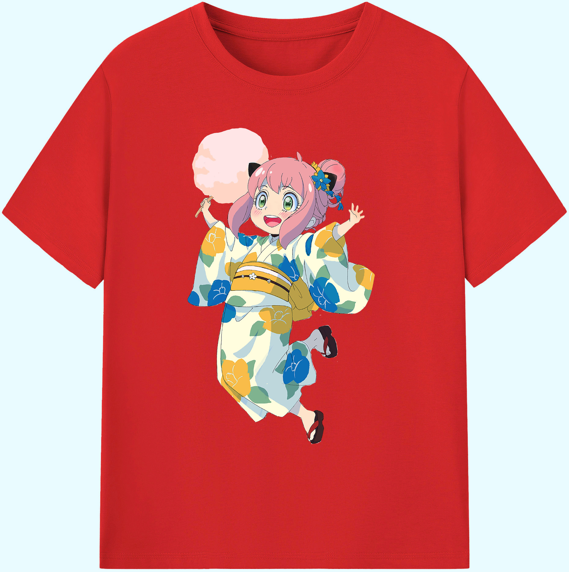 （画像用） SPY×FAMILY间谍家家酒 綿100％ メンズ半袖Tシャツ｜肌触りやわらか＆通気性
