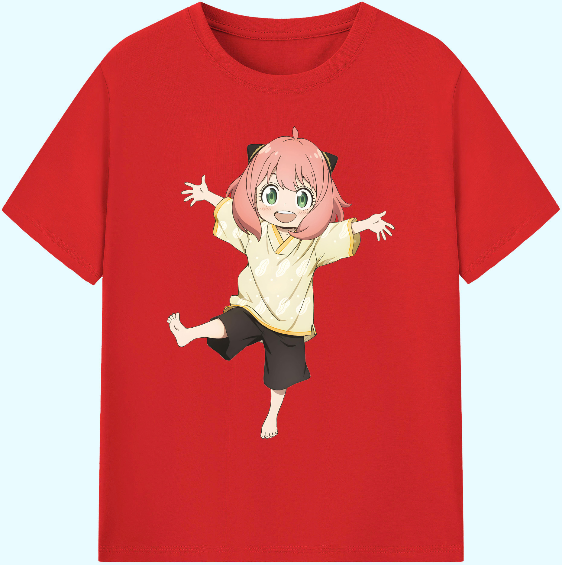 （画像用） SPY×FAMILY间谍家家酒 綿100％ メンズ半袖Tシャツ｜肌触りやわらか＆通気性
