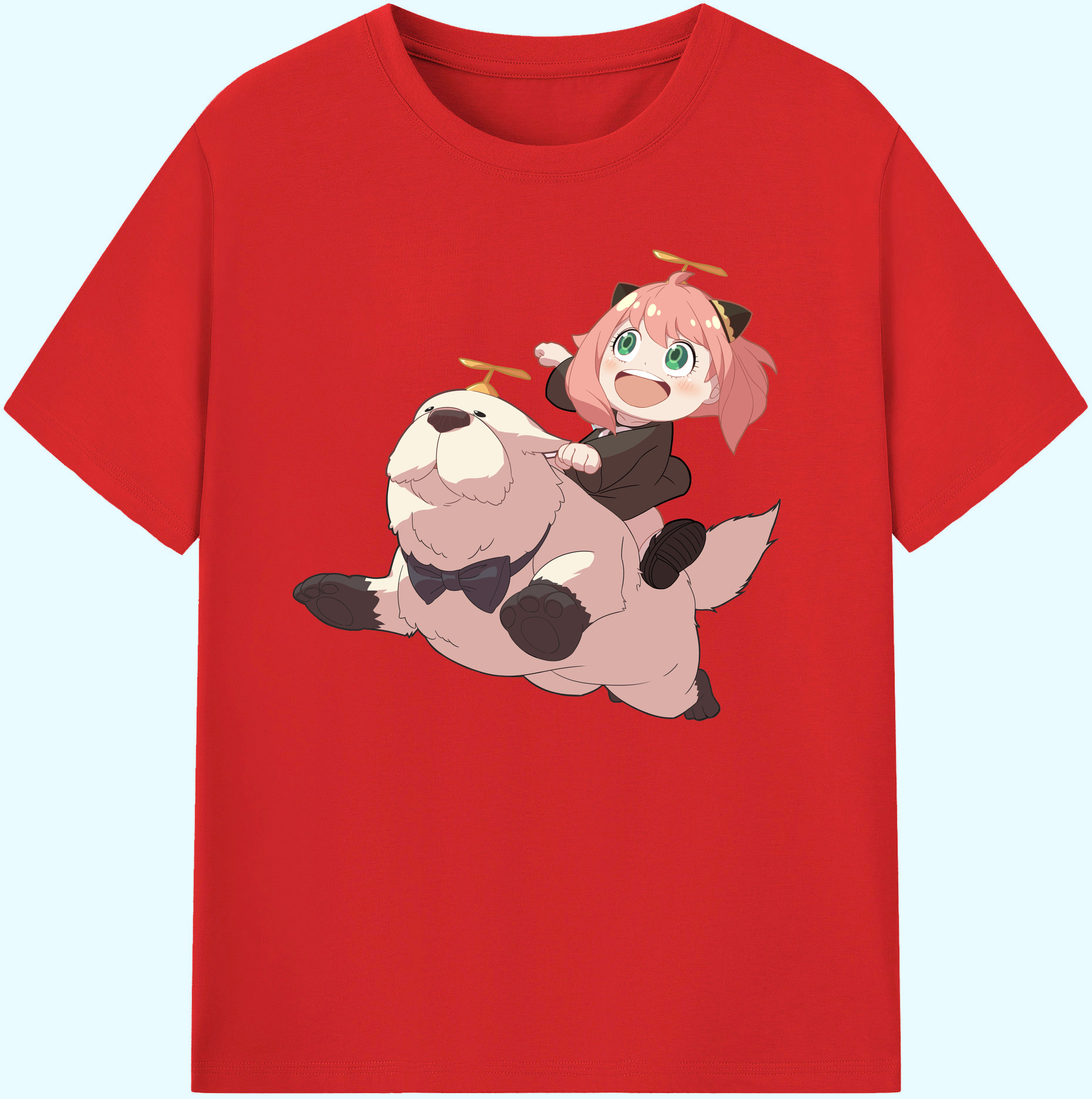 （画像用） SPY×FAMILY间谍家家酒 綿100％ メンズ半袖Tシャツ｜肌触りやわらか＆通気性