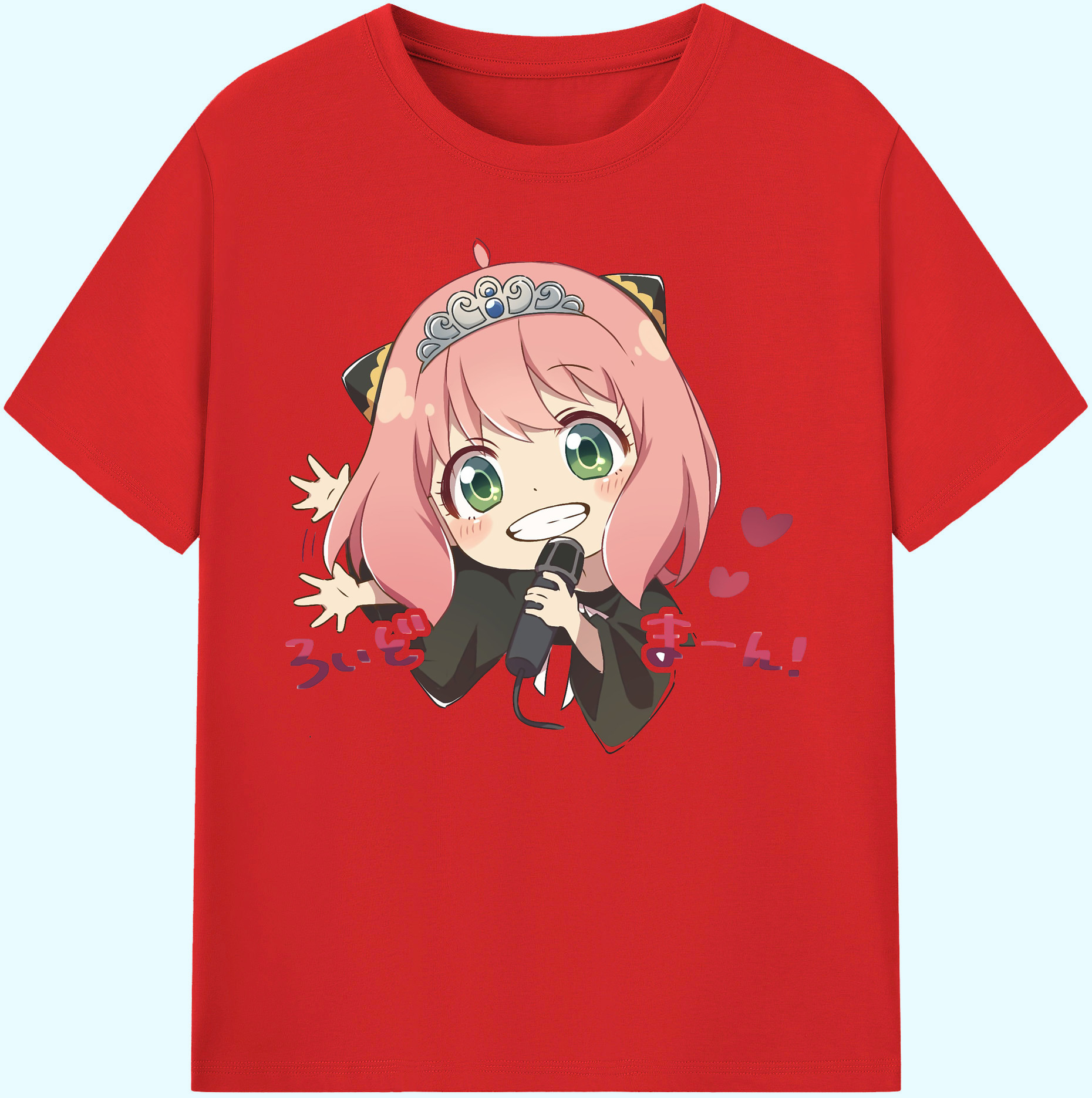 （画像用） SPY×FAMILY间谍家家酒 綿100％ メンズ半袖Tシャツ｜肌触りやわらか＆通気性