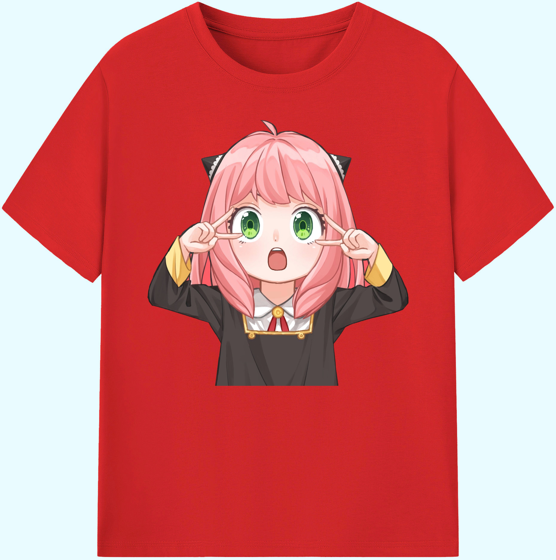 （画像用） SPY×FAMILY间谍家家酒 綿100％ メンズ半袖Tシャツ｜肌触りやわらか＆通気性