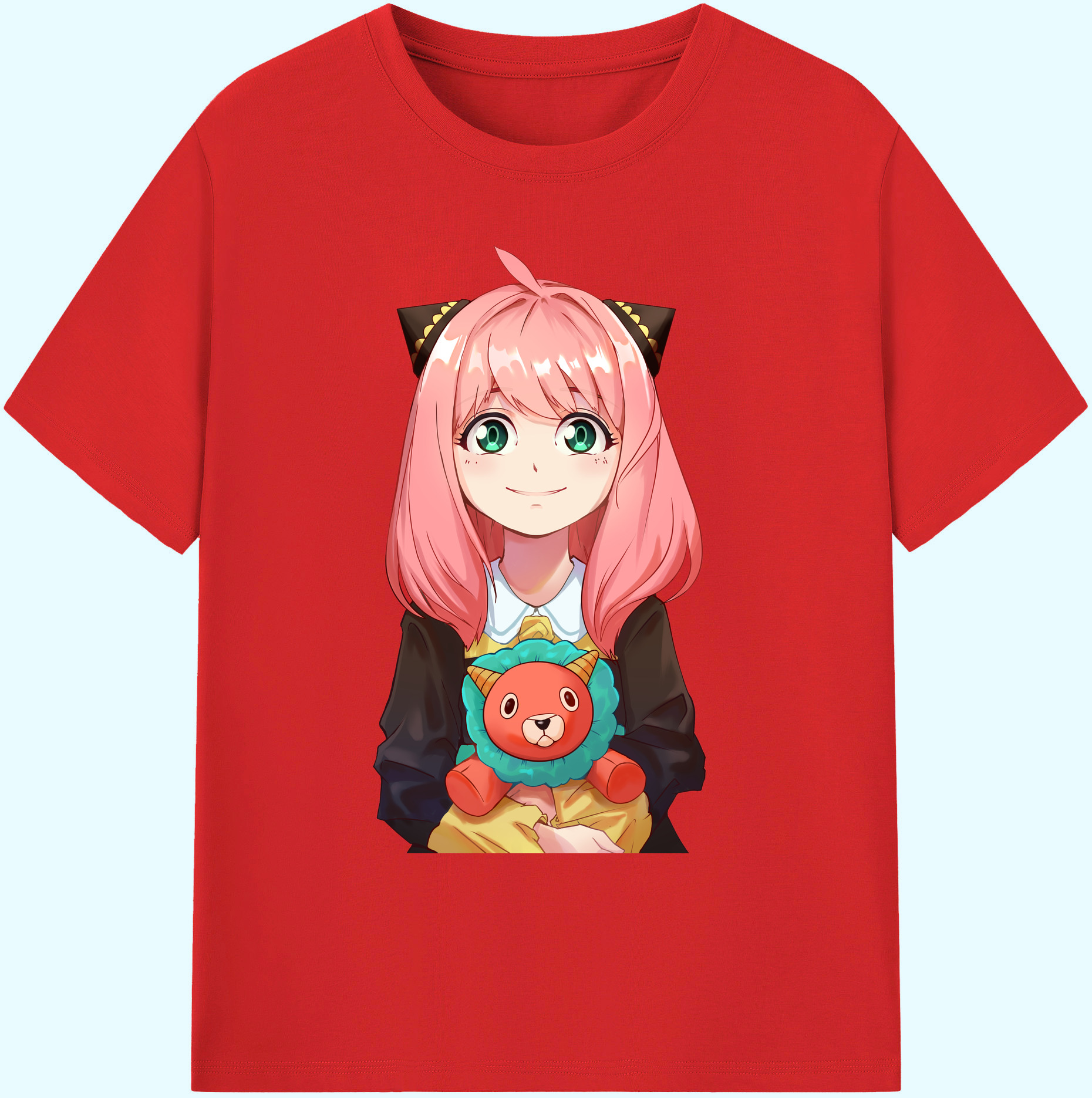 （画像用） SPY×FAMILY间谍家家酒 綿100％ メンズ半袖Tシャツ｜肌触りやわらか＆通気性