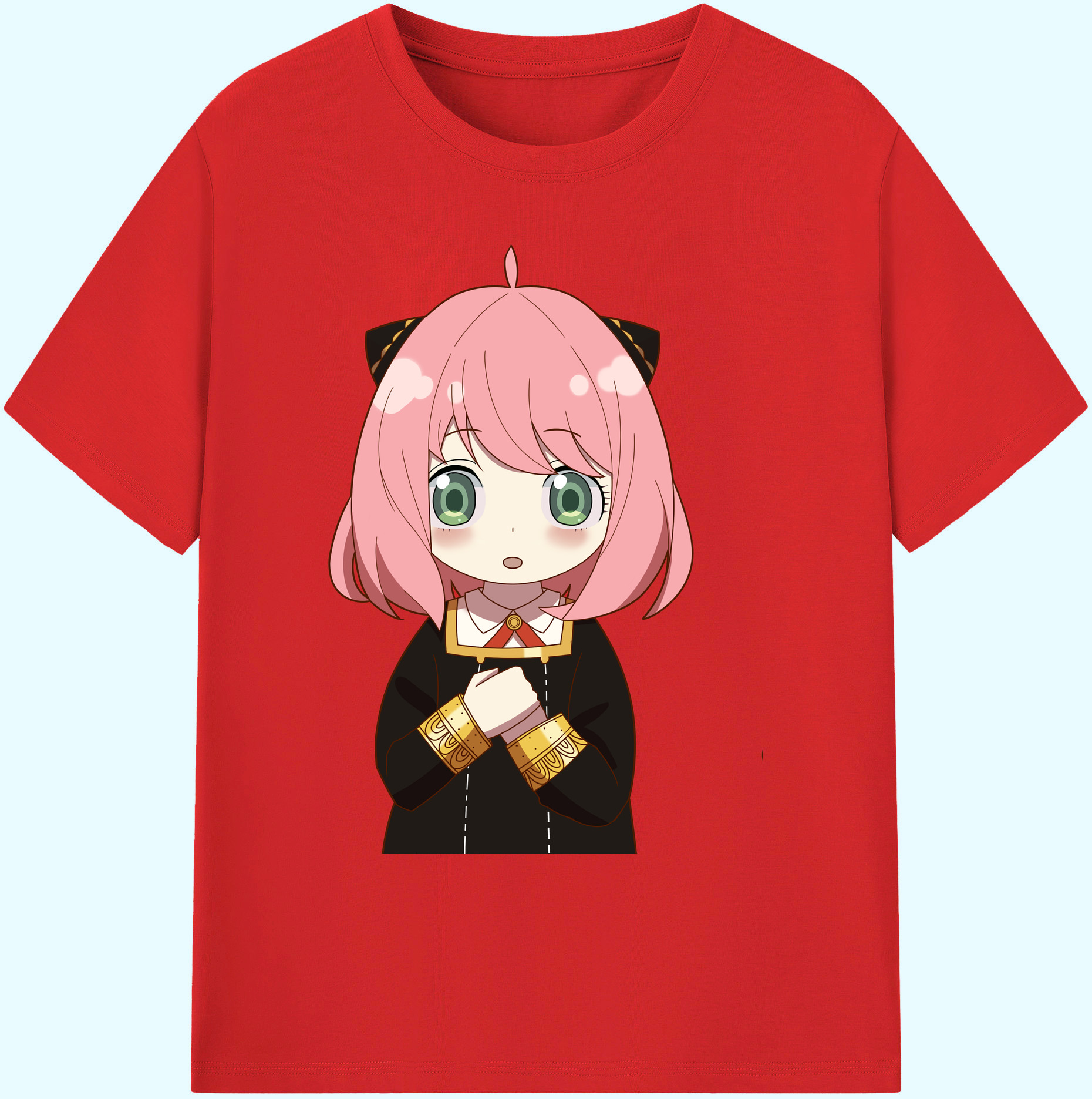 （画像用） SPY×FAMILY间谍家家酒 綿100％ メンズ半袖Tシャツ｜肌触りやわらか＆通気性