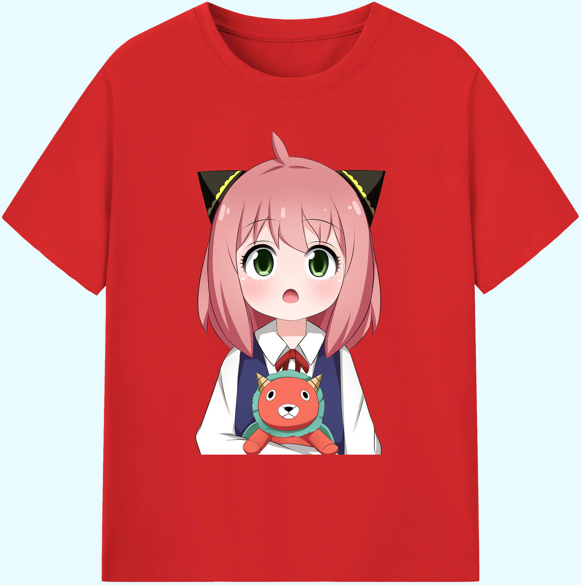 （画像用） SPY×FAMILY间谍家家酒 綿100％ メンズ半袖Tシャツ｜肌触りやわらか＆通気性