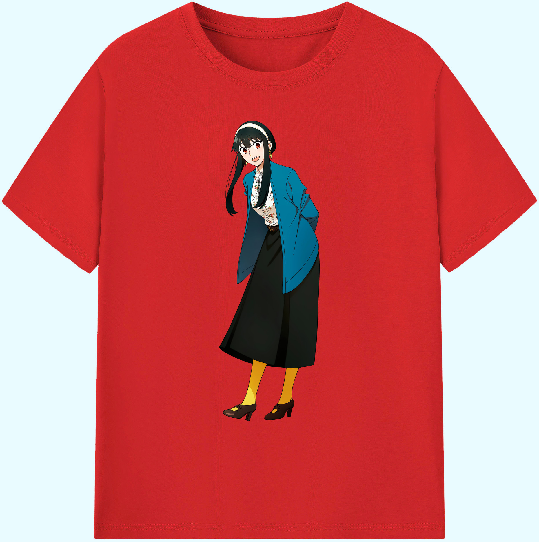 （画像用） SPY×FAMILY间谍家家酒 綿100％ メンズ半袖Tシャツ｜肌触りやわらか＆通気性