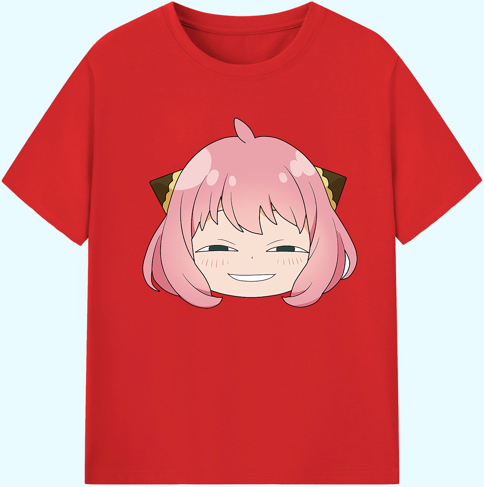 （画像用） SPY×FAMILY间谍家家酒 綿100％ メンズ半袖Tシャツ｜肌触りやわらか＆通気性