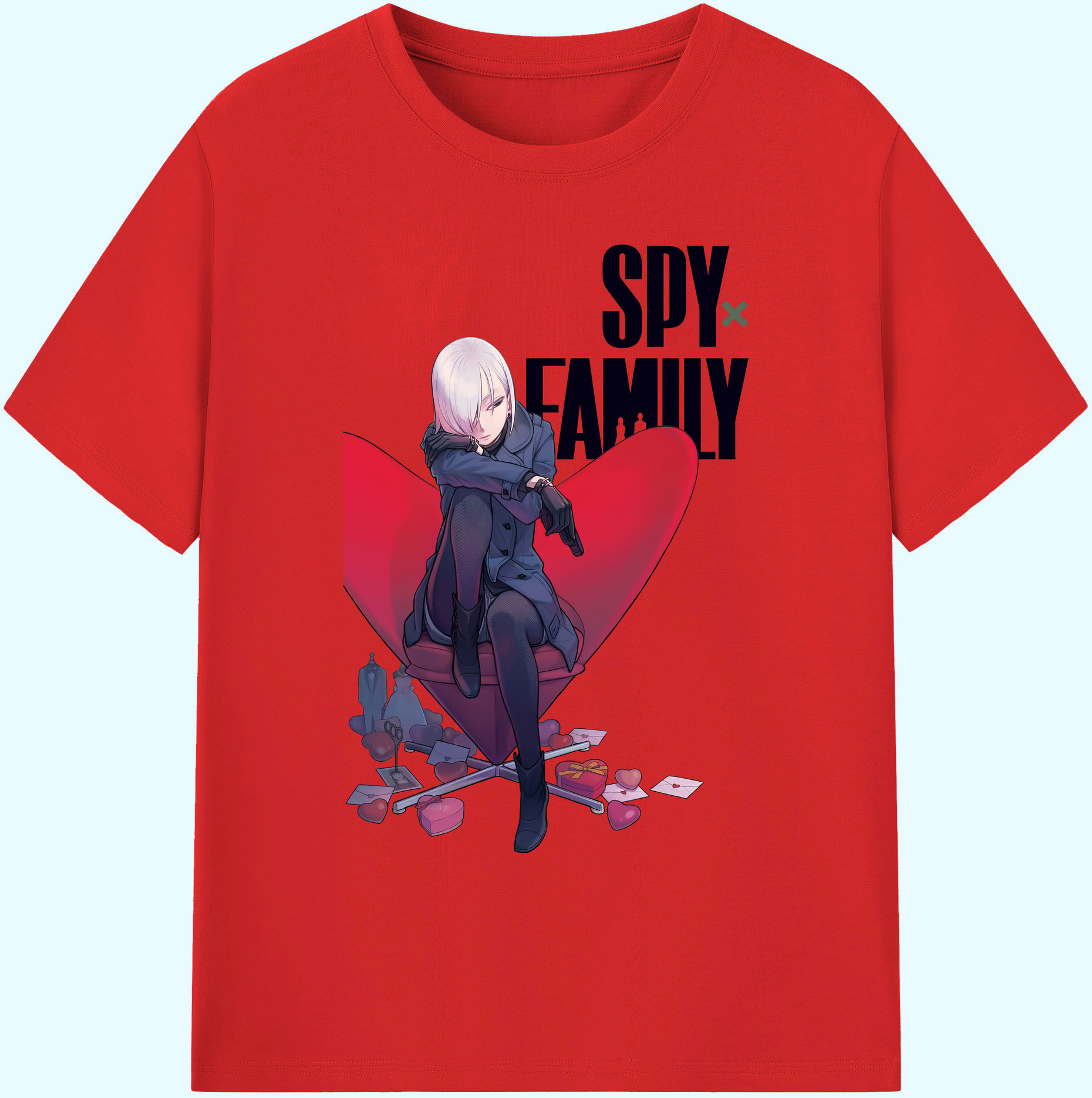 （画像用） SPY×FAMILY间谍家家酒 綿100％ メンズ半袖Tシャツ｜肌触りやわらか＆通気性