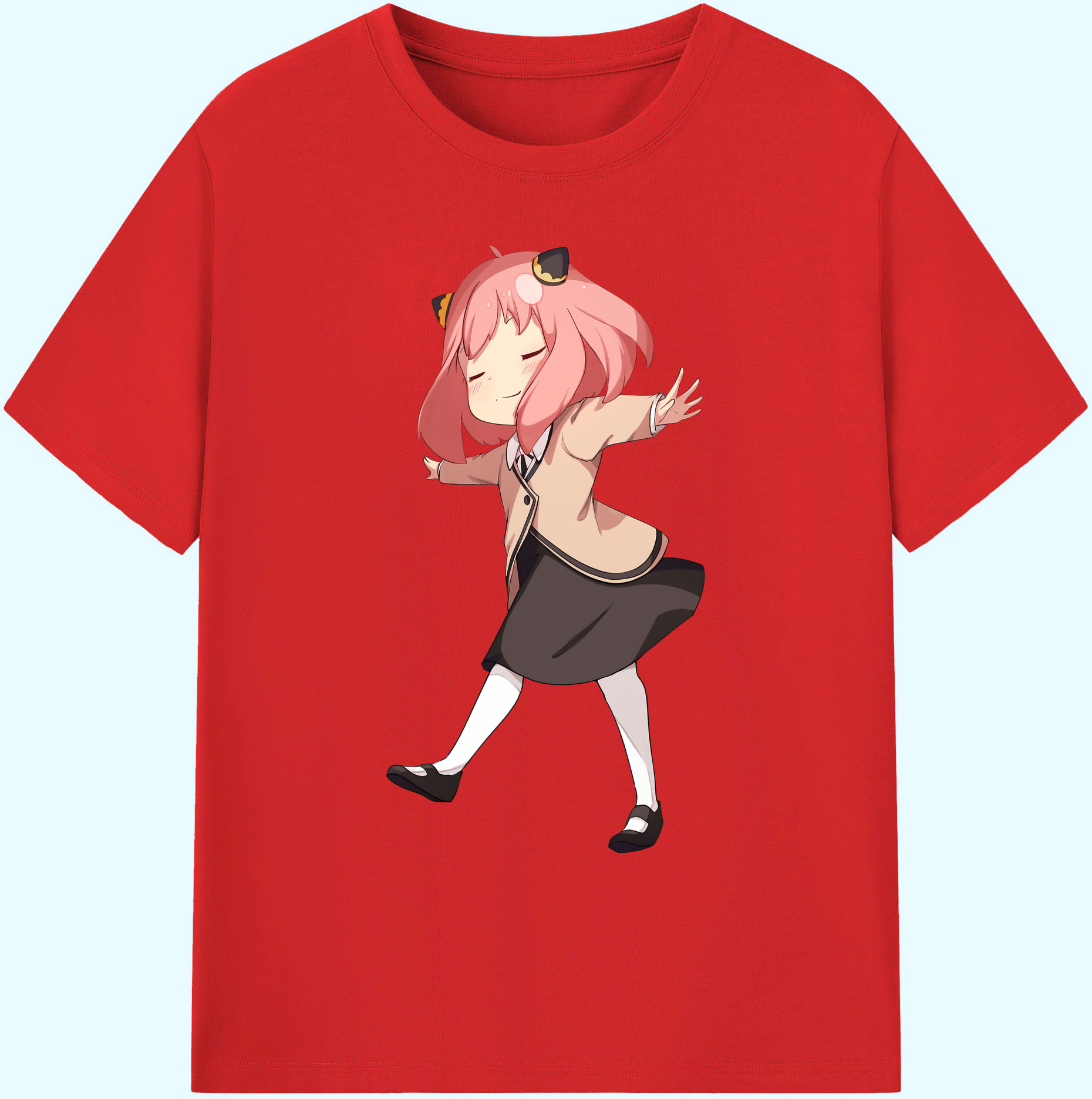 （画像用） SPY×FAMILY间谍家家酒 綿100％ メンズ半袖Tシャツ｜肌触りやわらか＆通気性