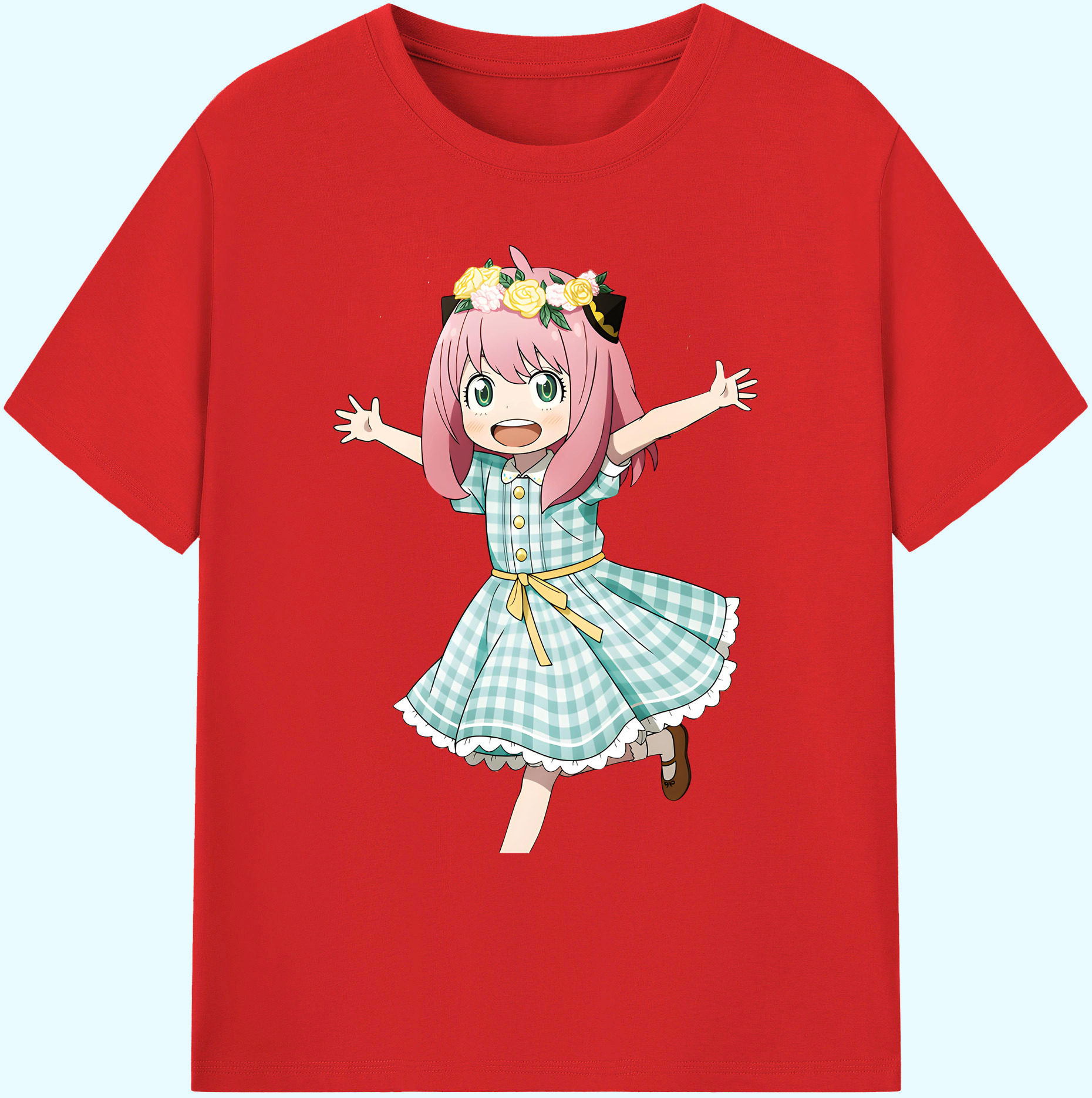 （画像用） SPY×FAMILY间谍家家酒 綿100％ メンズ半袖Tシャツ｜肌触りやわらか＆通気性