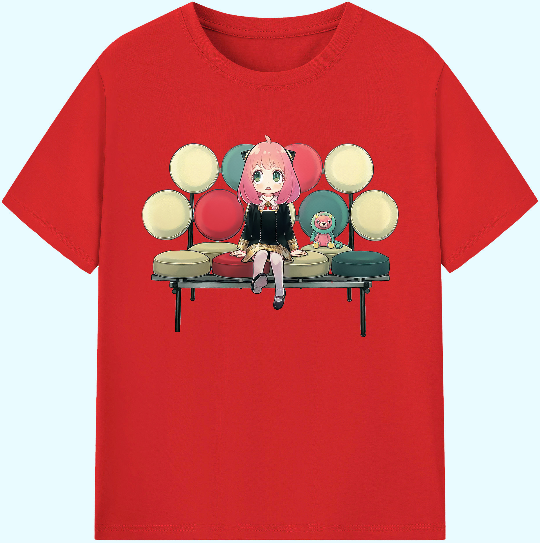 （画像用） SPY×FAMILY间谍家家酒 綿100％ メンズ半袖Tシャツ｜肌触りやわらか＆通気性