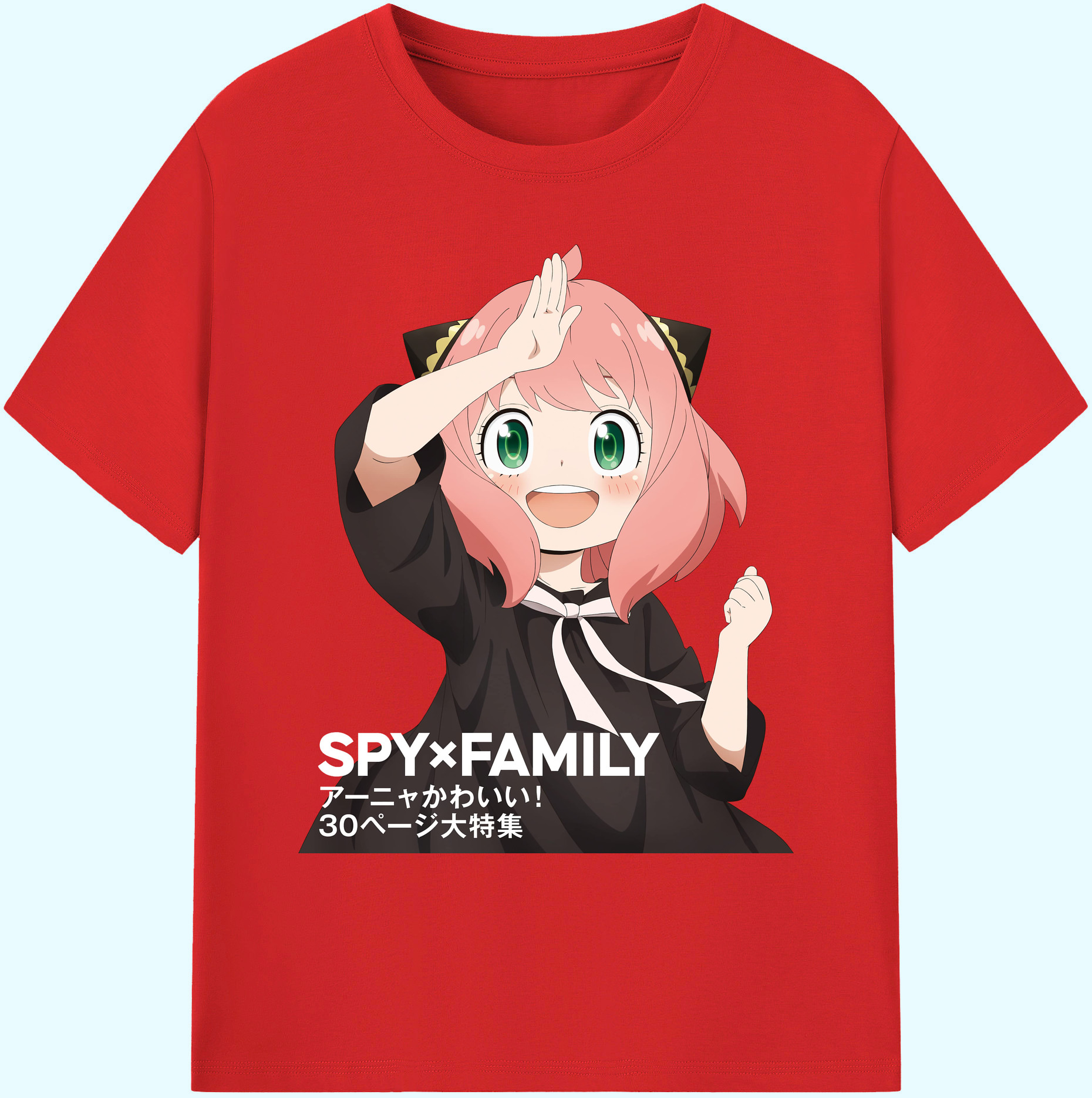 （画像用） SPY×FAMILY间谍家家酒 綿100％ メンズ半袖Tシャツ｜肌触りやわらか＆通気性