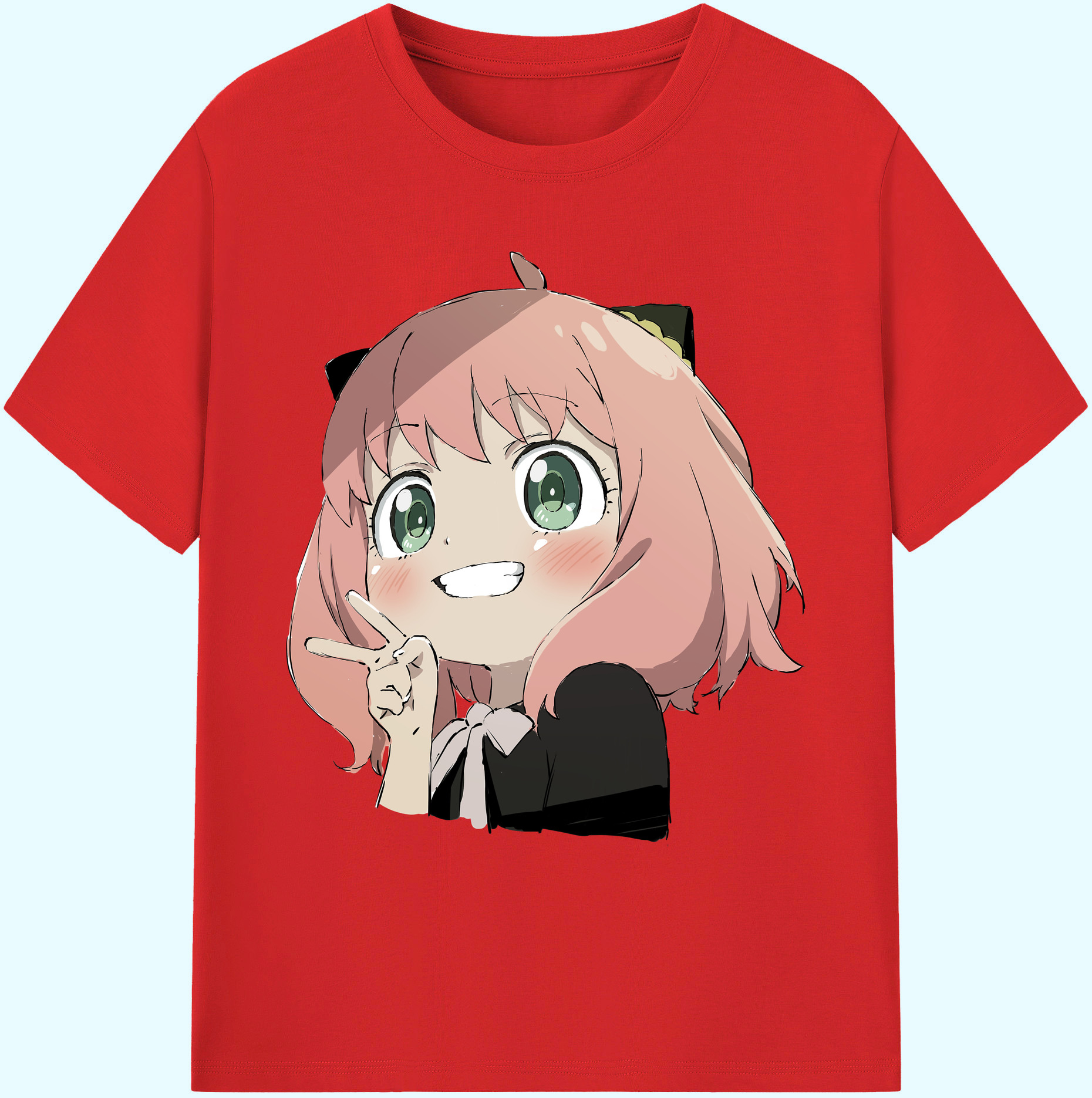 （画像用） SPY×FAMILY间谍家家酒 綿100％ メンズ半袖Tシャツ｜肌触りやわらか＆通気性