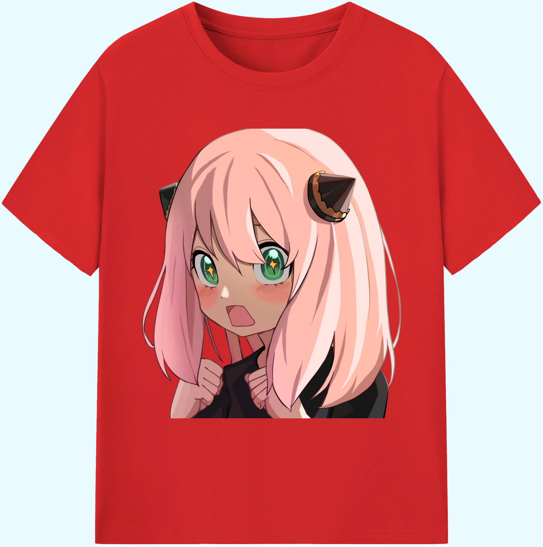 （画像用） SPY×FAMILY间谍家家酒 綿100％ メンズ半袖Tシャツ｜肌触りやわらか＆通気性