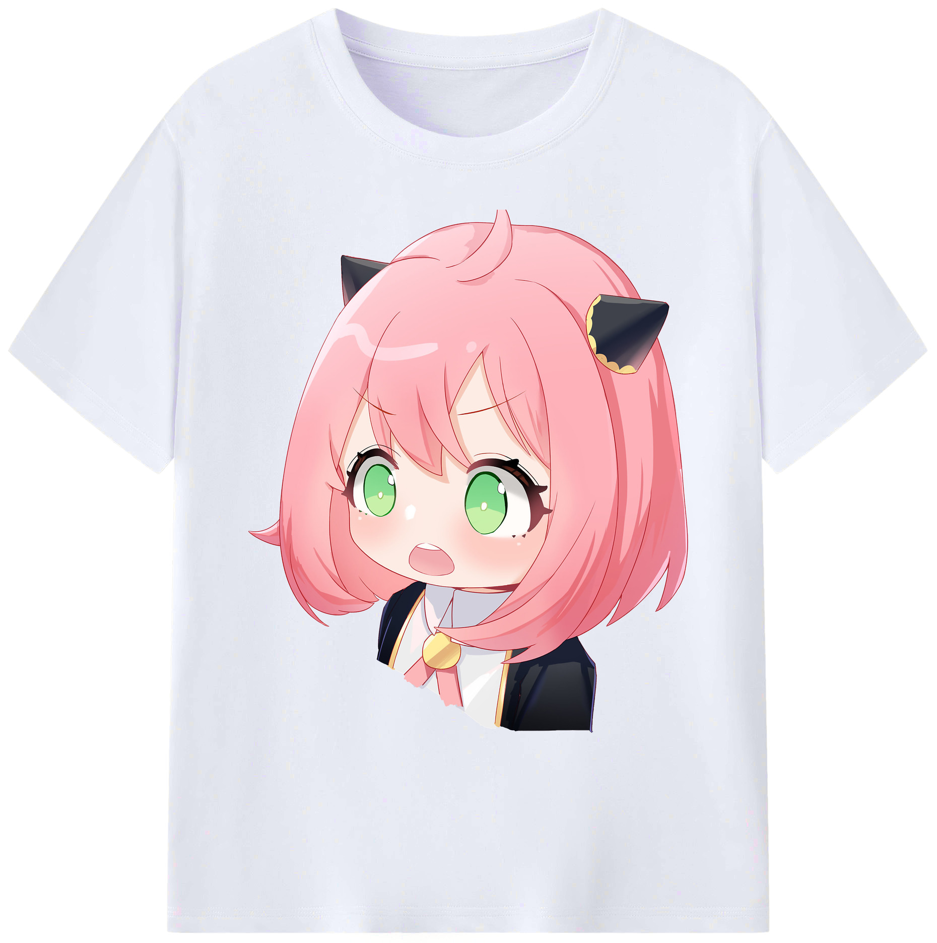 （画像用） SPY×FAMILY间谍家家酒 綿100％ メンズ半袖Tシャツ｜肌触りやわらか＆通気性